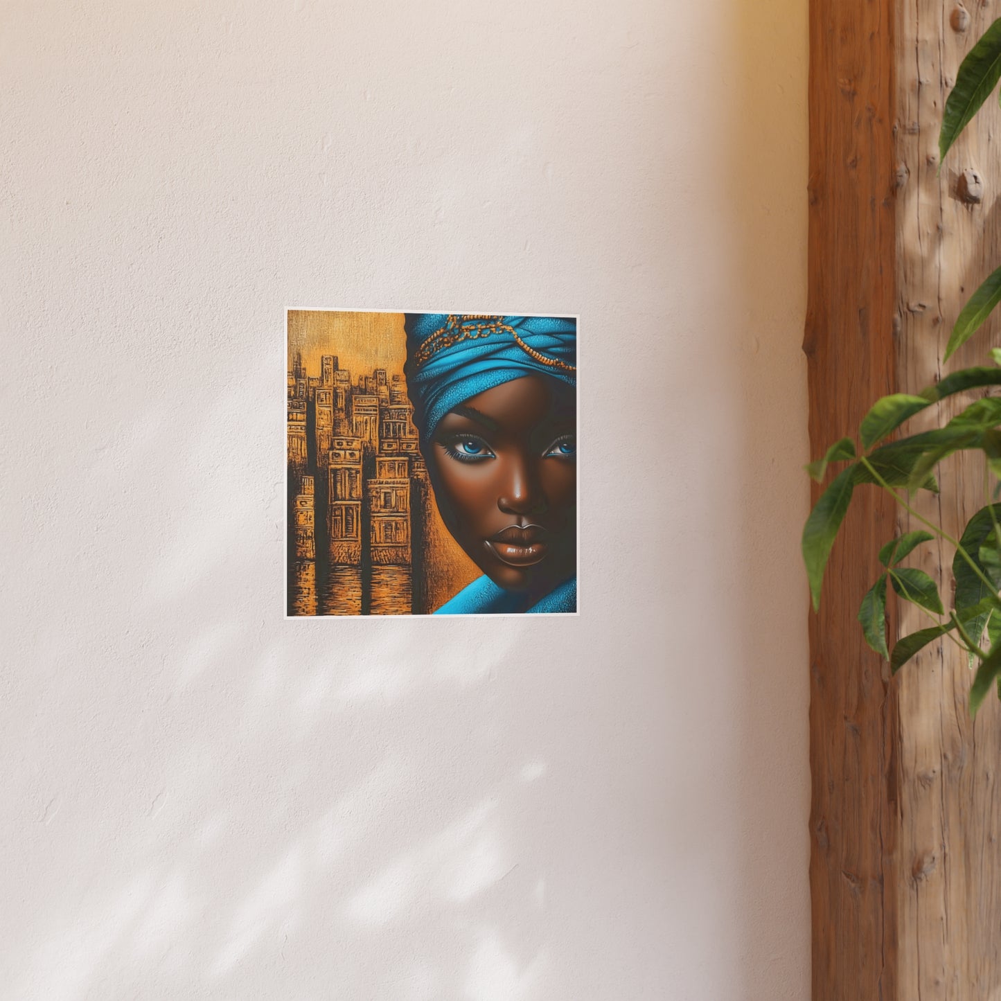 ThurmanatorX Art | Empress of Copper & Cobalt | Aphrochrysalis | Satin Wall Art Print