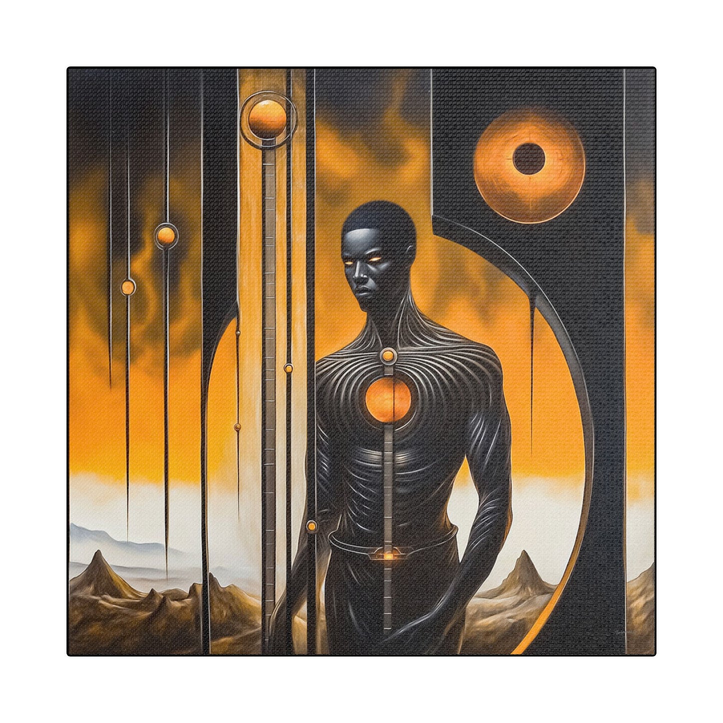 ThurmanatorX Art | Korah’s Loop | AphrodisiDark | Satin Canvas Art Print