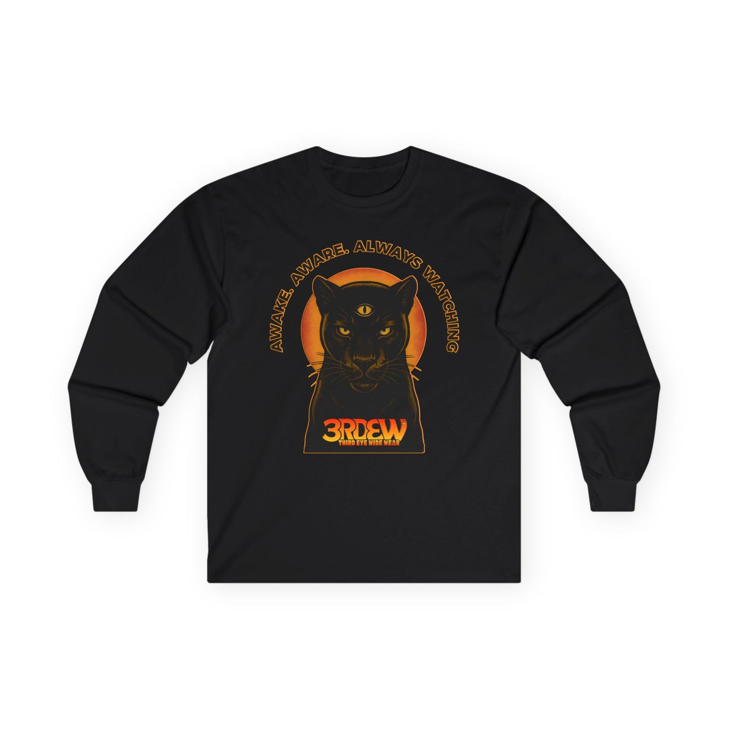 3RDEW² | Awake. Aware. Always Watching | Third Eye Wide Wear | Unisex Ultra Cotton Long Sleeve Tee