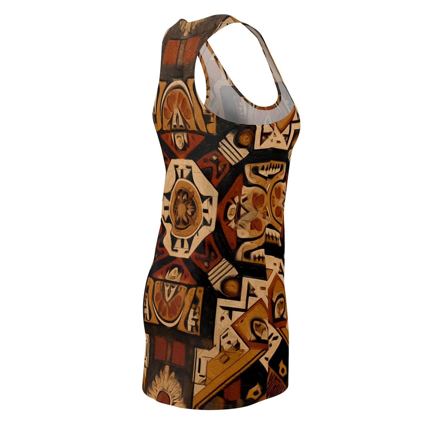 ThurmanatorX Art | Velora AphroBoho Racerback Dress | Bohemian Summer Style • Artistic Casual Wear • Unique Gift for Women