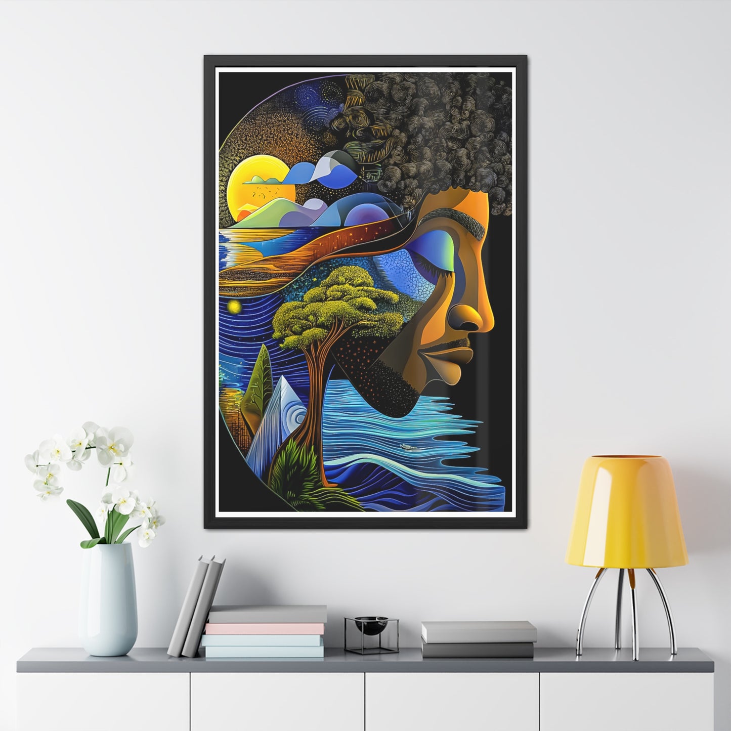ThurmanatorX Art | Divinity in Silence | Aphrochrysalis | Framed Poster Print