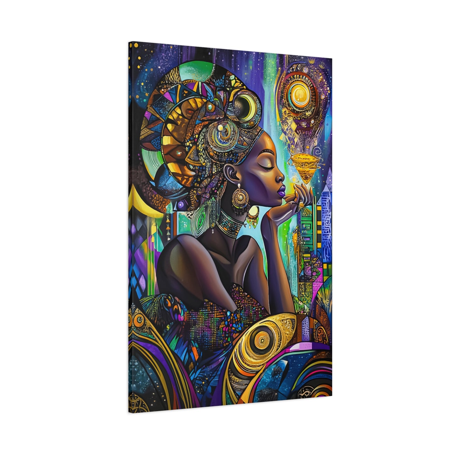 ThurmanatorX Art | The Prayer of Her Light | Aphrochrysalis | Matte Canvas, Stretched, 1.25"