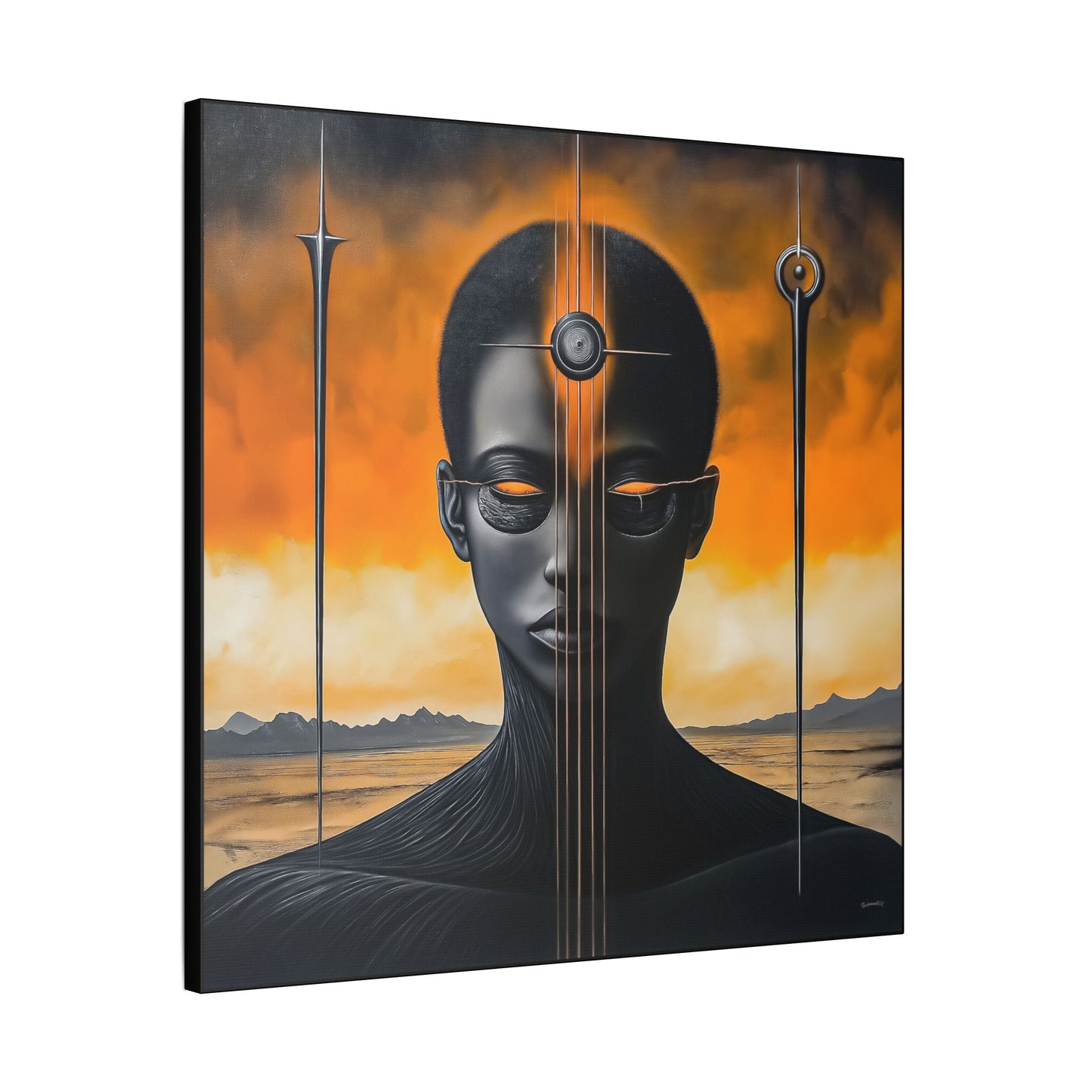 ThurmanatorX Art | Vanta Whisper | AphrodisiDark | Satin Canvas Art Print