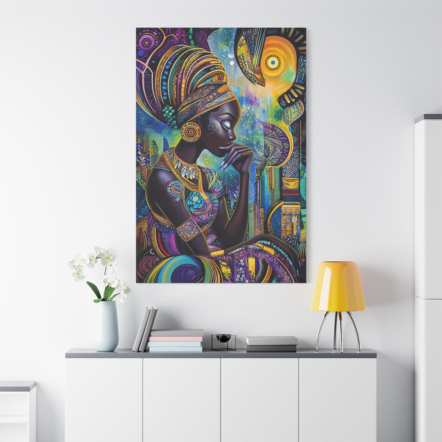 ThurmanatorX Art | Celestia & the Devoted | Aphrochrysalis | Matte Canvas, Stretched, 1.25"