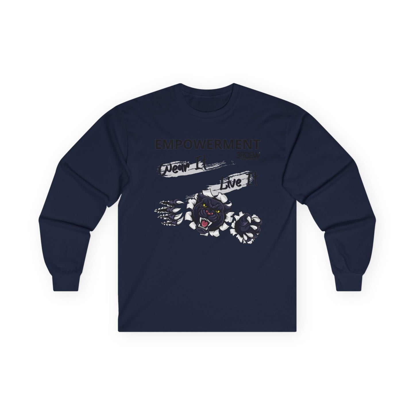 3RDEW² | Empowerment - Wear It - Live It | Third Eye Wide Wear | Unisex Ultra Cotton Long Sleeve Tee