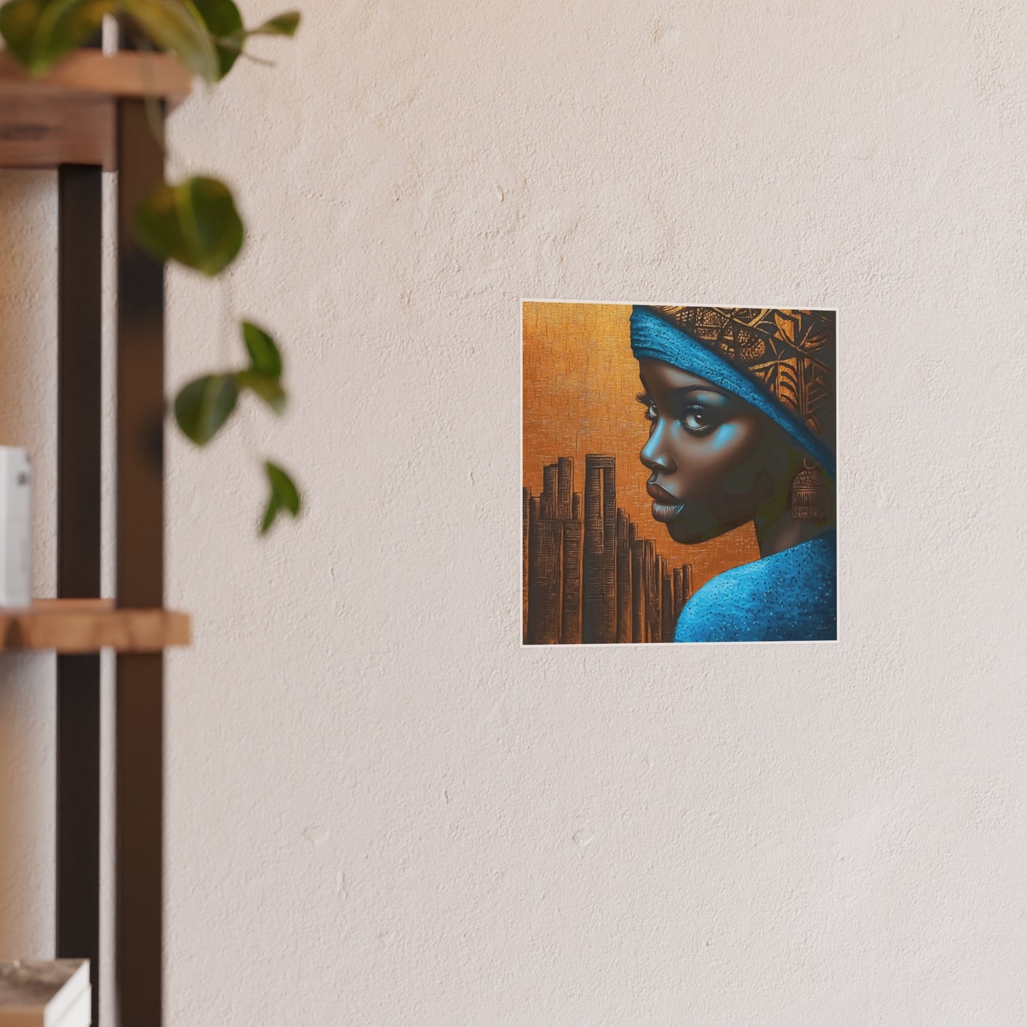 ThurmanatorX Art | Makeda in Gold Light | Aphrochrysalis | Satin Wall Art Print