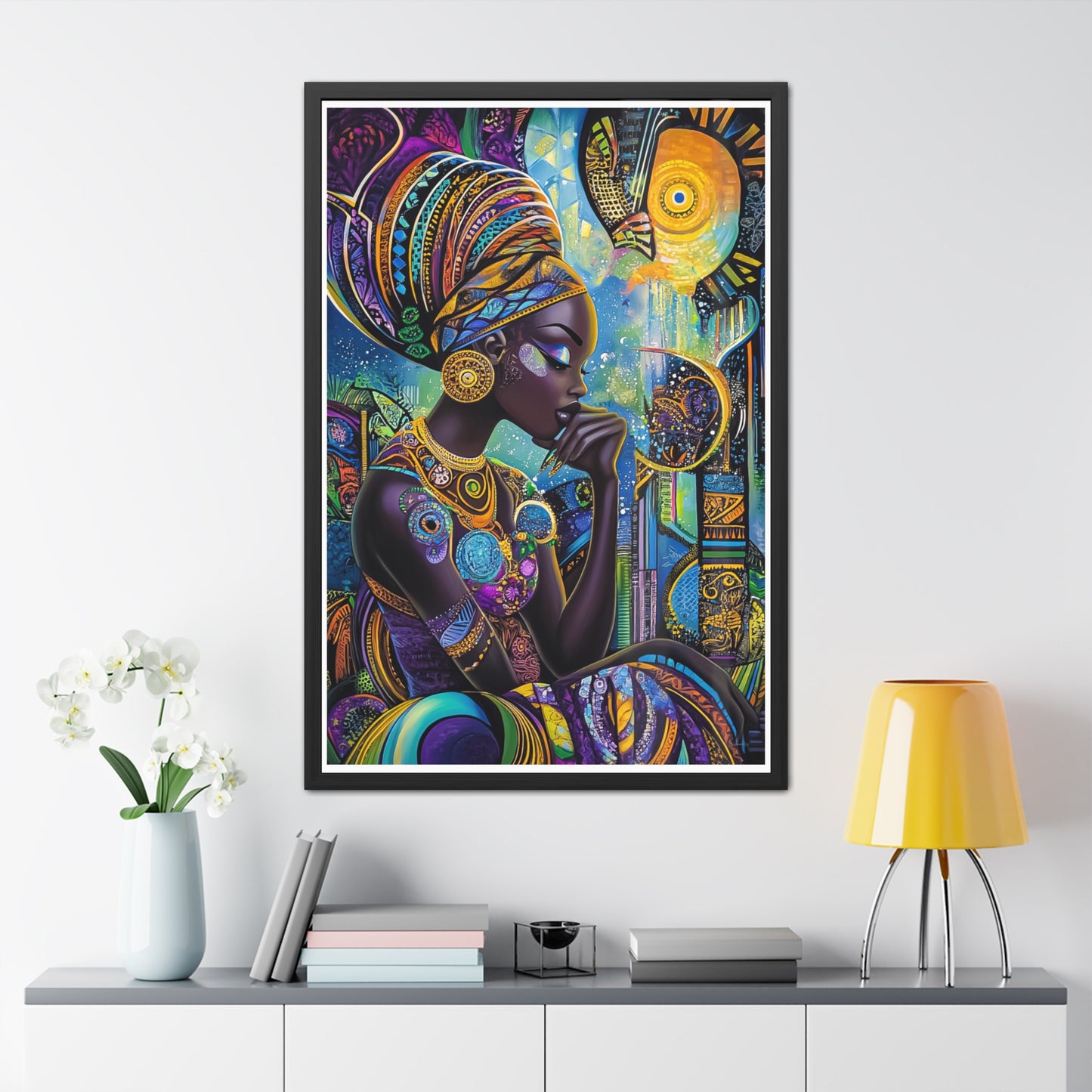 ThurmanatorX Art | When Suns Kiss Moons | Aphrochrysalis | Framed Poster Print