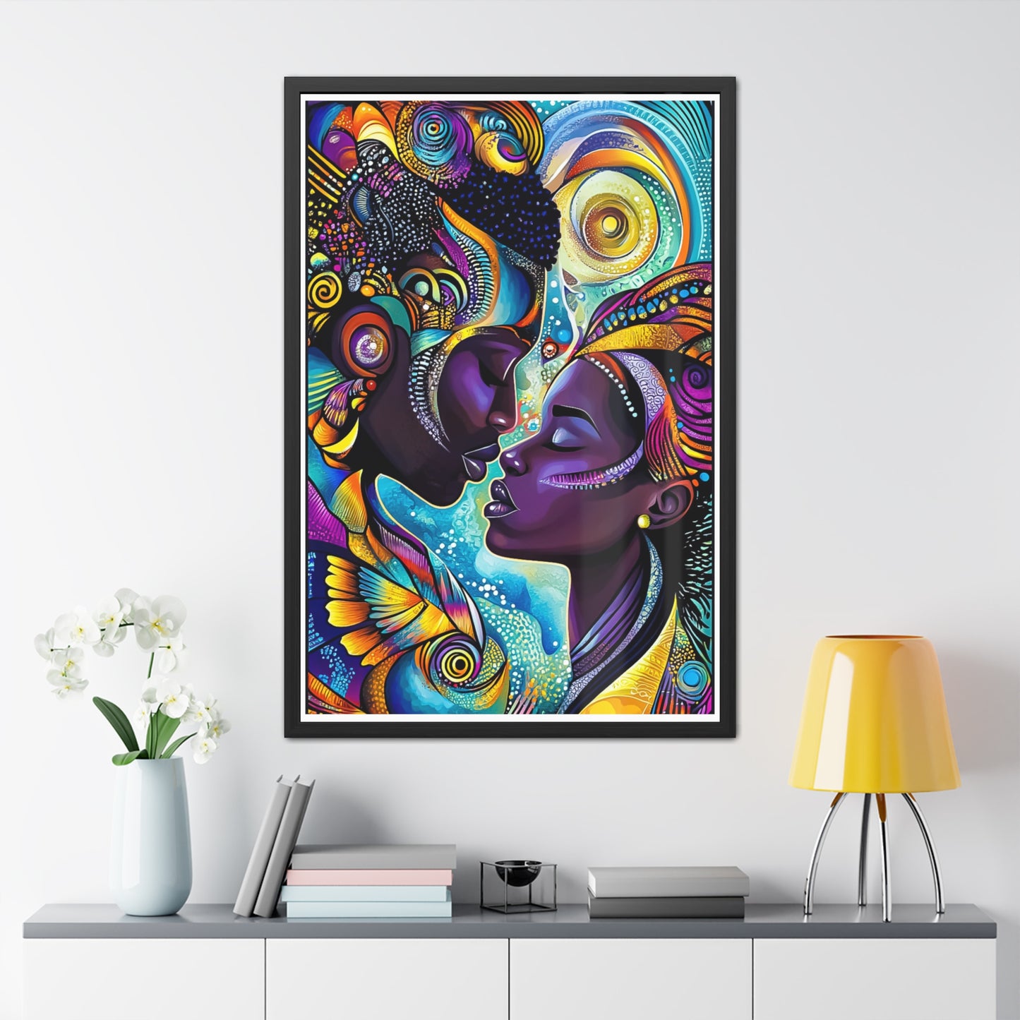 ThurmanatorX Art | Stargazer’s Embrace | Aphrochrysalis | Framed Poster Print