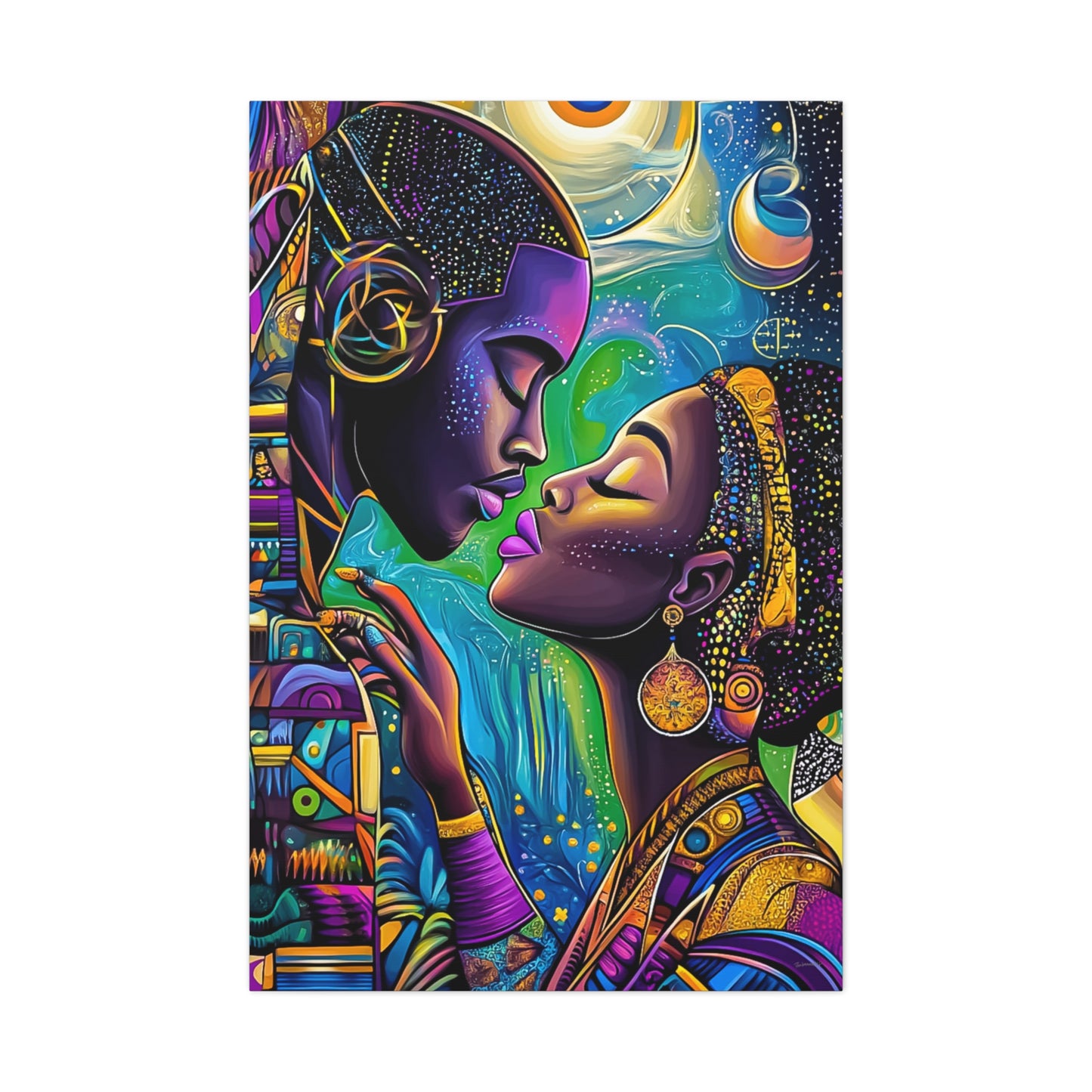ThurmanatorX Art | Moonlight Mindscape | Aphrochrysalis | Matte Canvas, Stretched, 1.25"