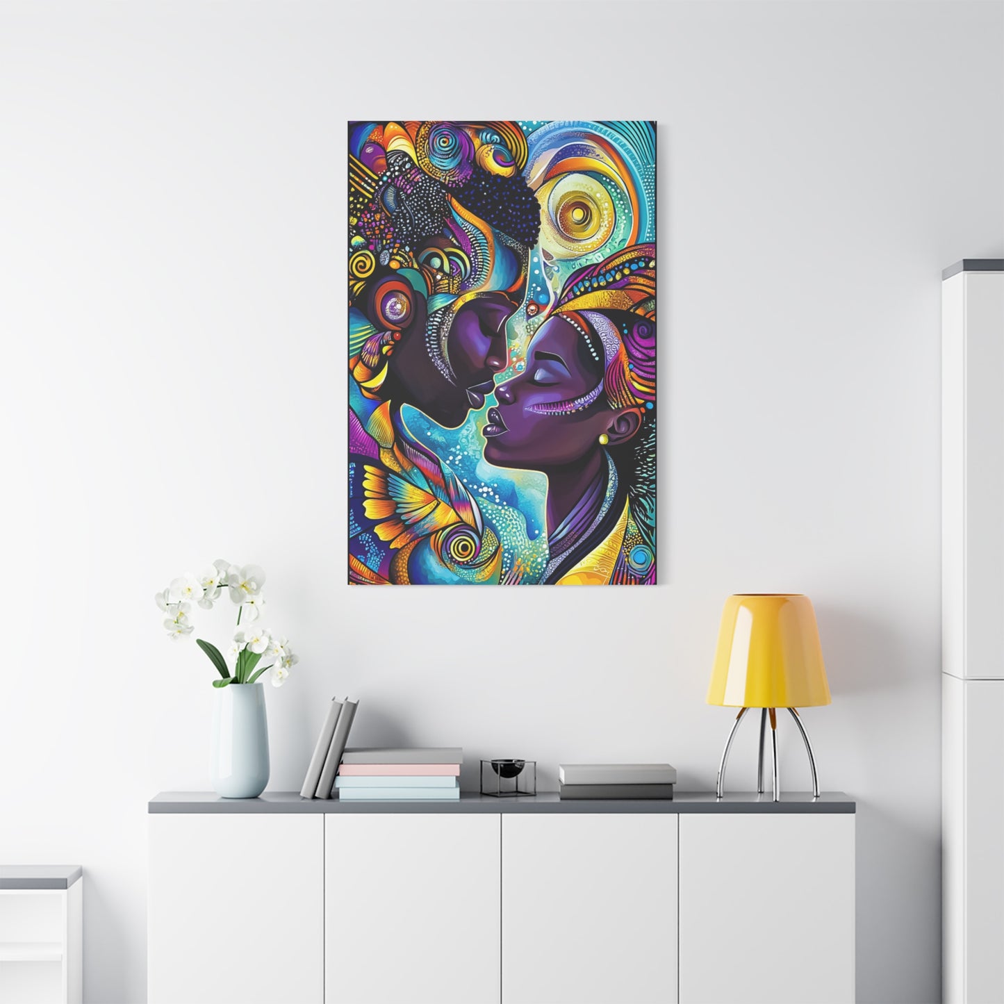 ThurmanatorX Art | Stargazer’s Embrace | Aphrochrysalis | Matte Canvas, Stretched, 1.25"