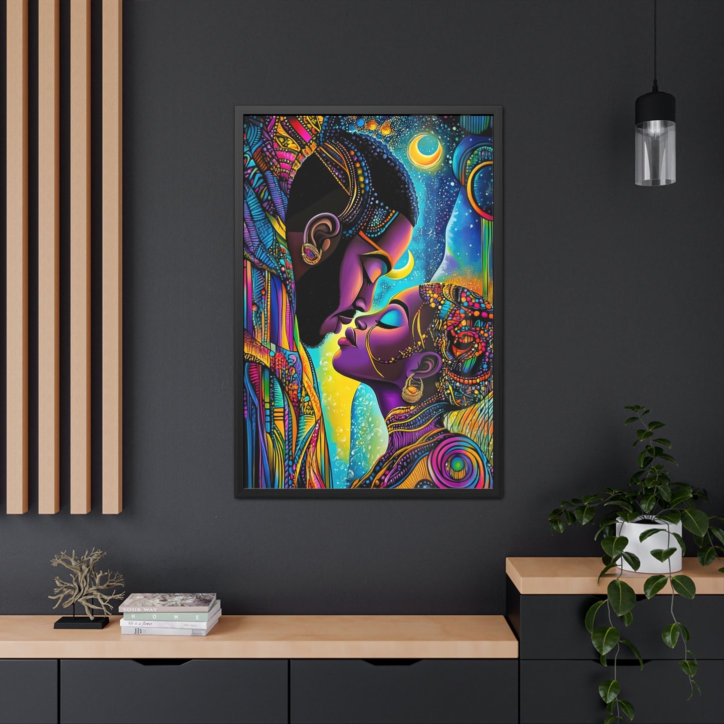 ThurmanatorX Art | Celestia & the Devoted | Aphrochrysalis | Framed Poster Print