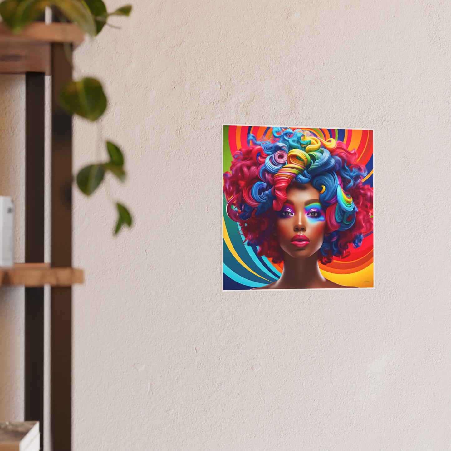 ThurmanatorX Art | Lush Prism Heir | Aphrochrysalis | Satin Wall Art Print