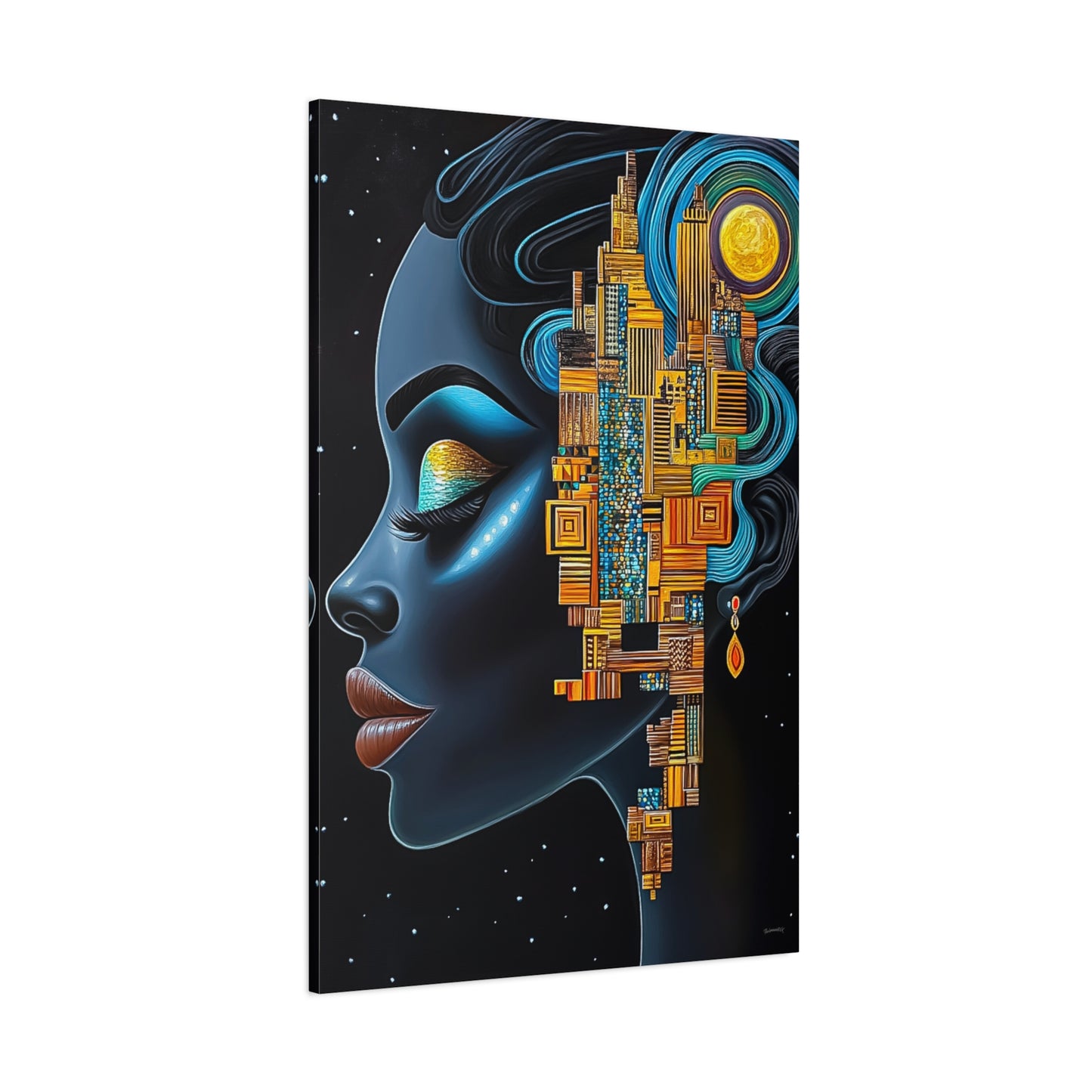 ThurmanatorX Art | Ancestral Frequencies | Aphrochrysalis | Matte Canvas, Stretched, 1.25"