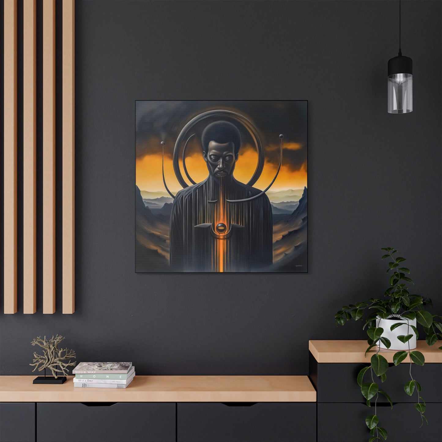 ThurmanatorX Art | Orbichant | AphrodisiDark | Satin Canvas Art Print