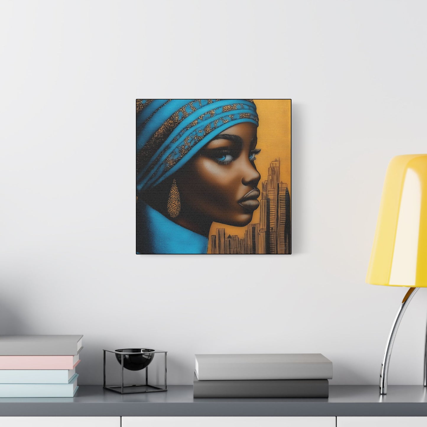 ThurmanatorX Art | Nyla, Guardian of the Highrise | Aphrochrysalis | Satin Canvas Art Print