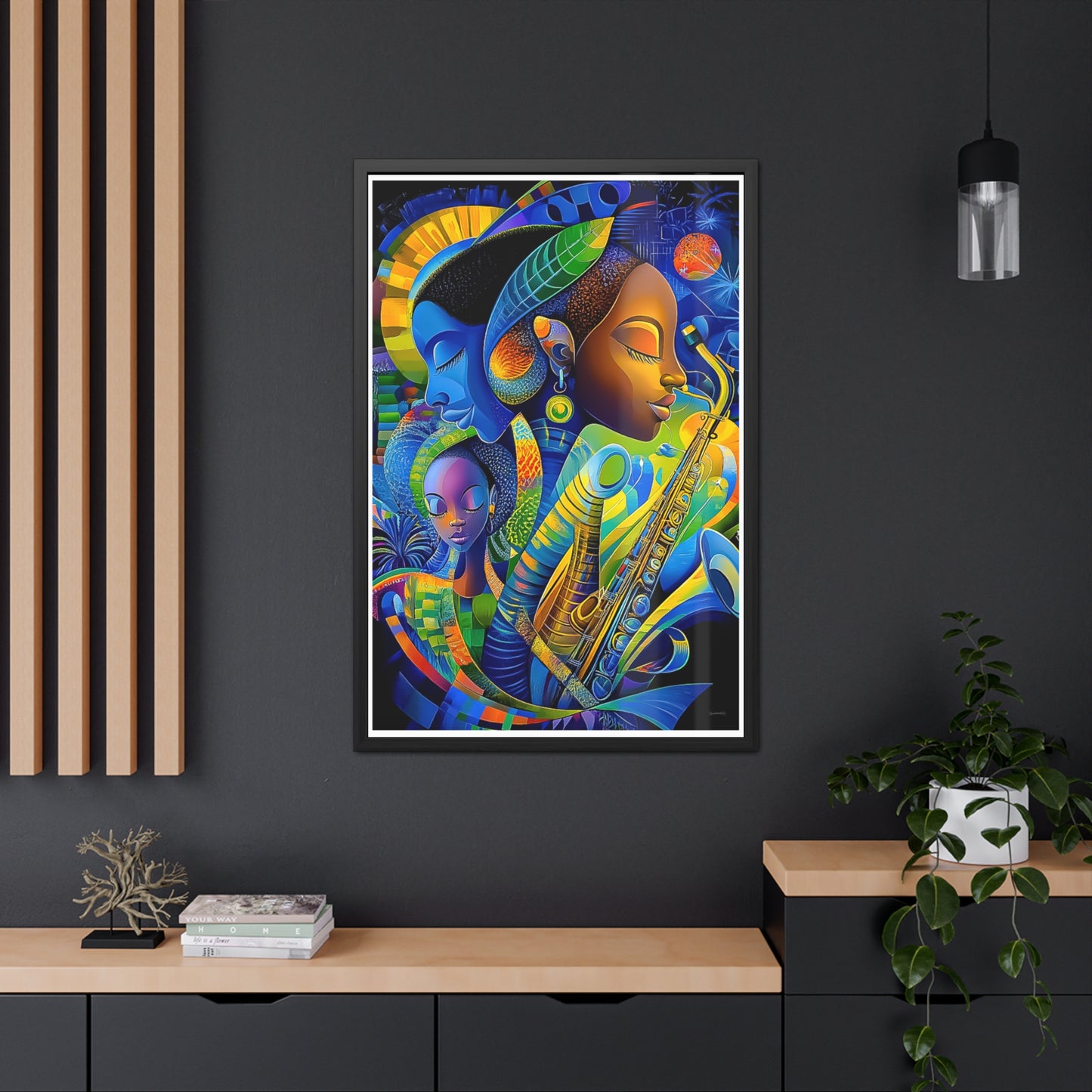 ThurmanatorX Art | Beyond Her Orbit | Aphrochrysalis | Framed Poster Print