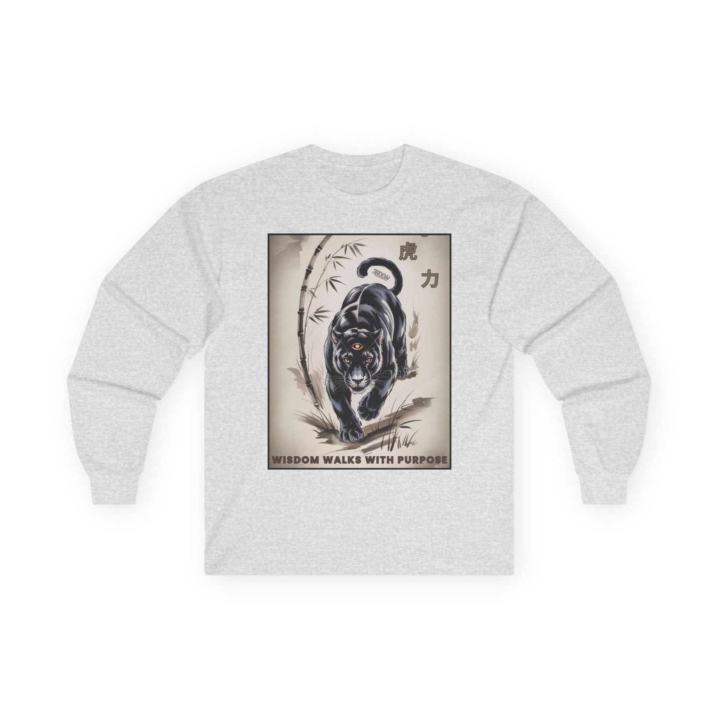 3RDEW² | Wisdom Walks With Purpose | Third Eye Wide Wear | Unisex Ultra Cotton Long Sleeve Tee