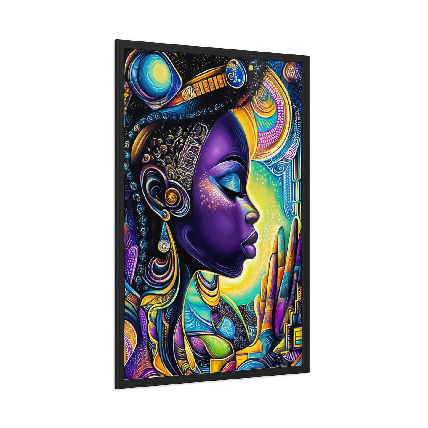 ThurmanatorX Art | Reflections of Stardom | Aphrochrysalis | Framed Poster Print