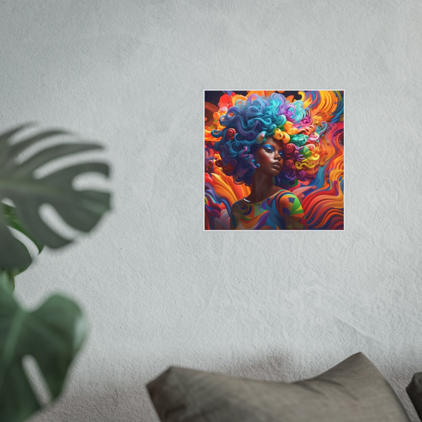 ThurmanatorX Art | Electric Moxie | Aphrochrysalis | Satin Wall Art Print