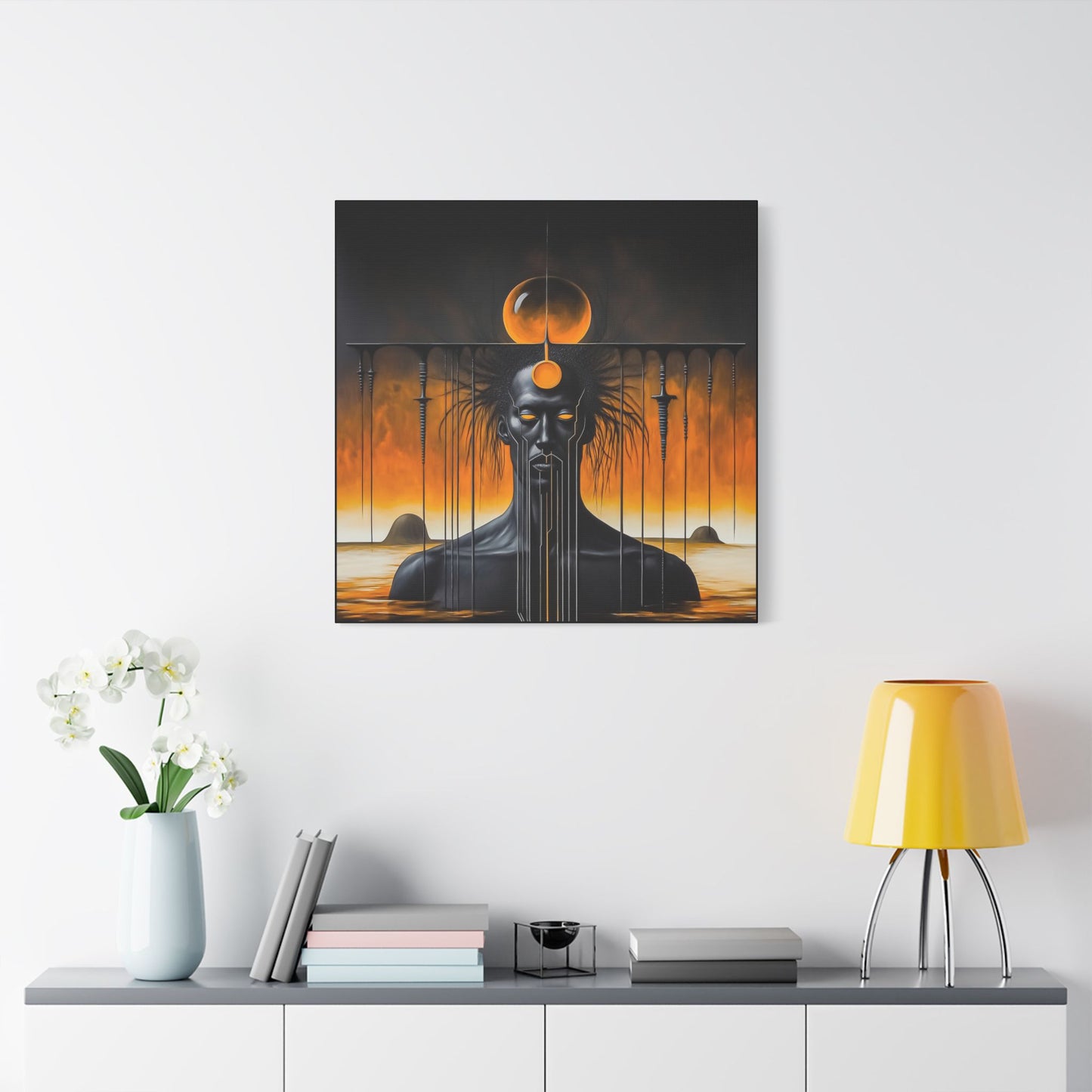 ThurmanatorX Art | Glyphborn | AphrodisiDark | Satin Canvas Art Print