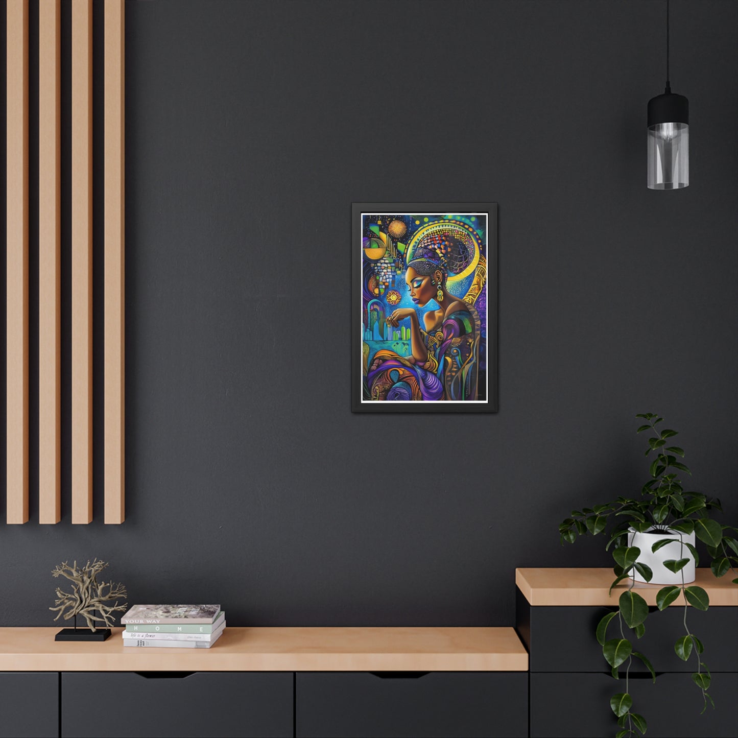 ThurmanatorX Art | Solar Bloom | Aphrochrysalis | Framed Poster Print