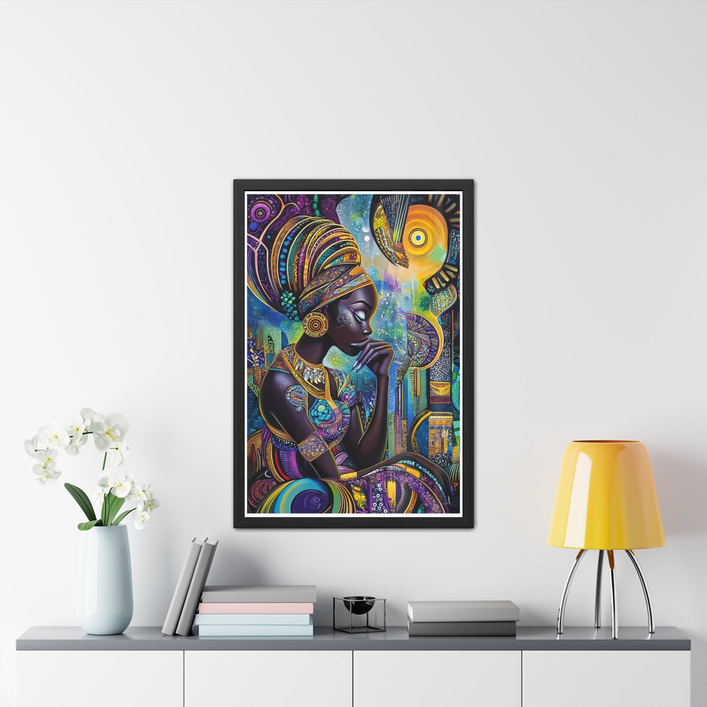 ThurmanatorX Art | Celestia & the Devoted | Aphrochrysalis | Framed Poster Print