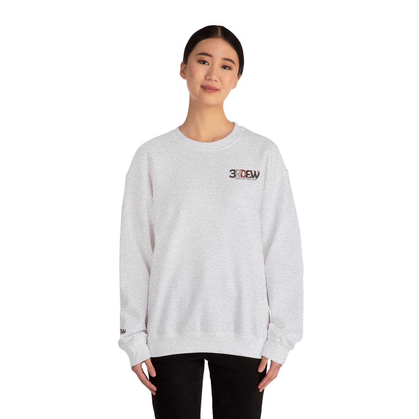 3RDEW² Unisex Sweatshirt – Afro-Abstract Streetwear by ThurmanatorX | Cozy Layer for Elevated Everyday Style