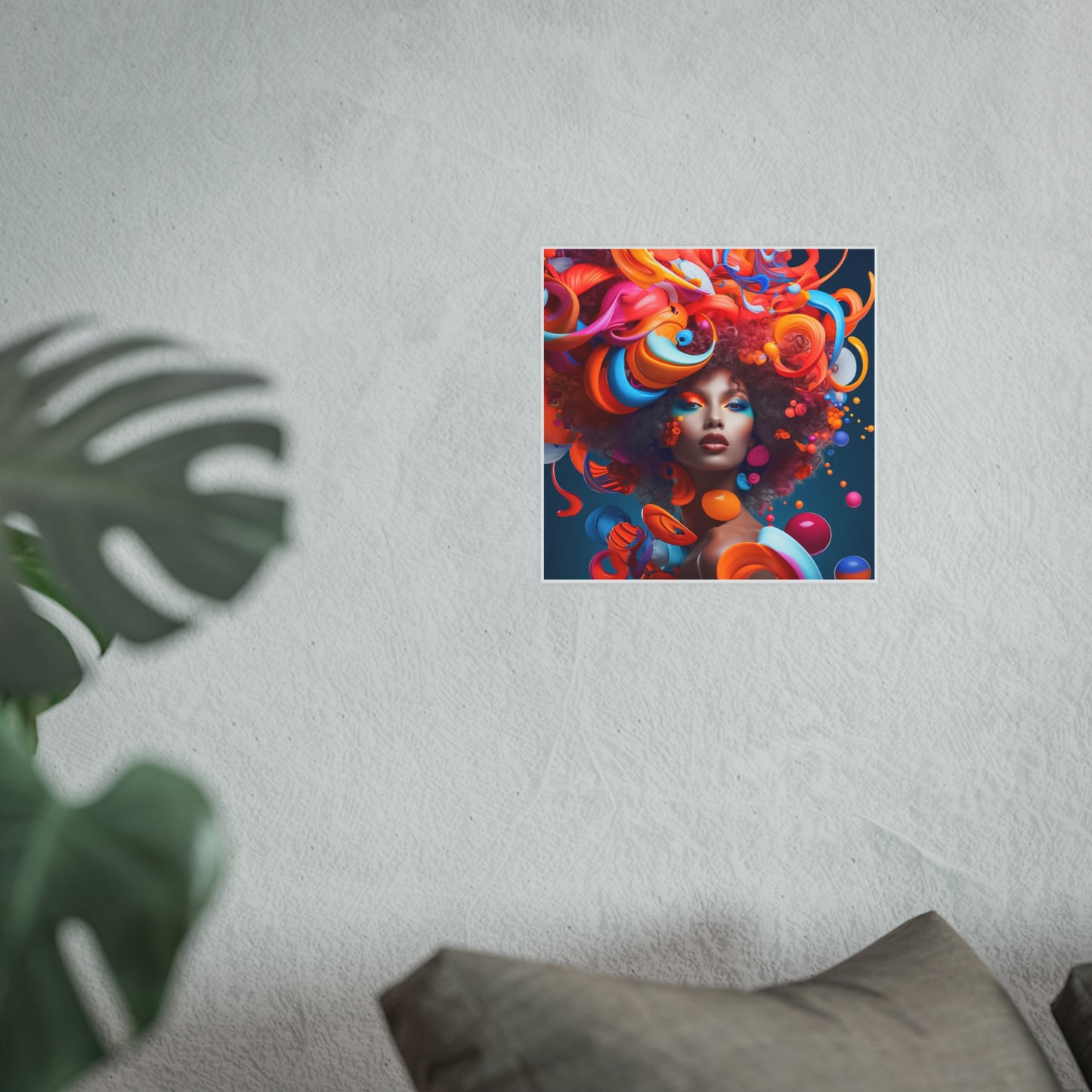ThurmanatorX Art | Bloomdream Muse | Aphrochrysalis | Satin Wall Art Print