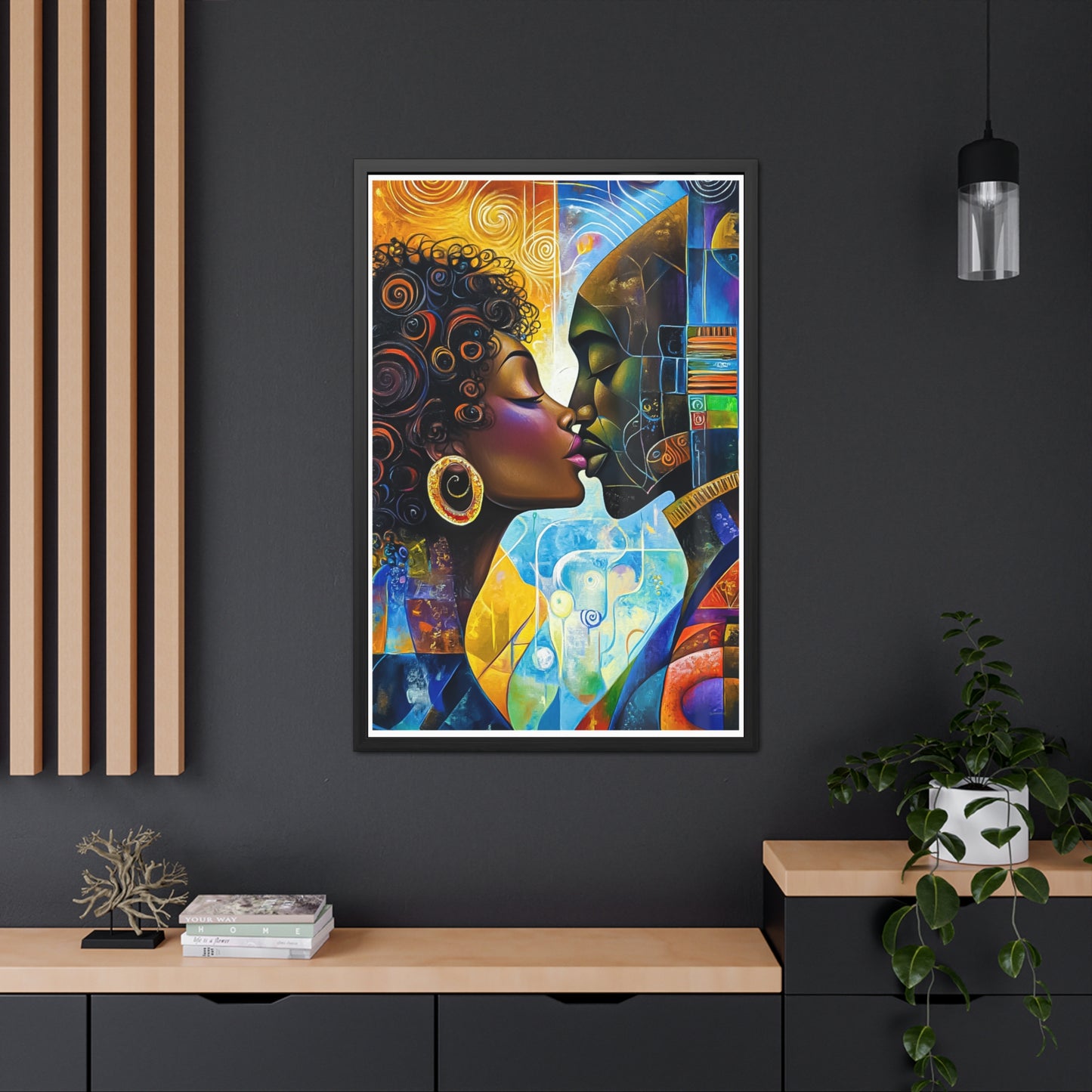 ThurmanatorX Art | Crystals of the City Sun | Aphrochrysalis | Framed Poster Print