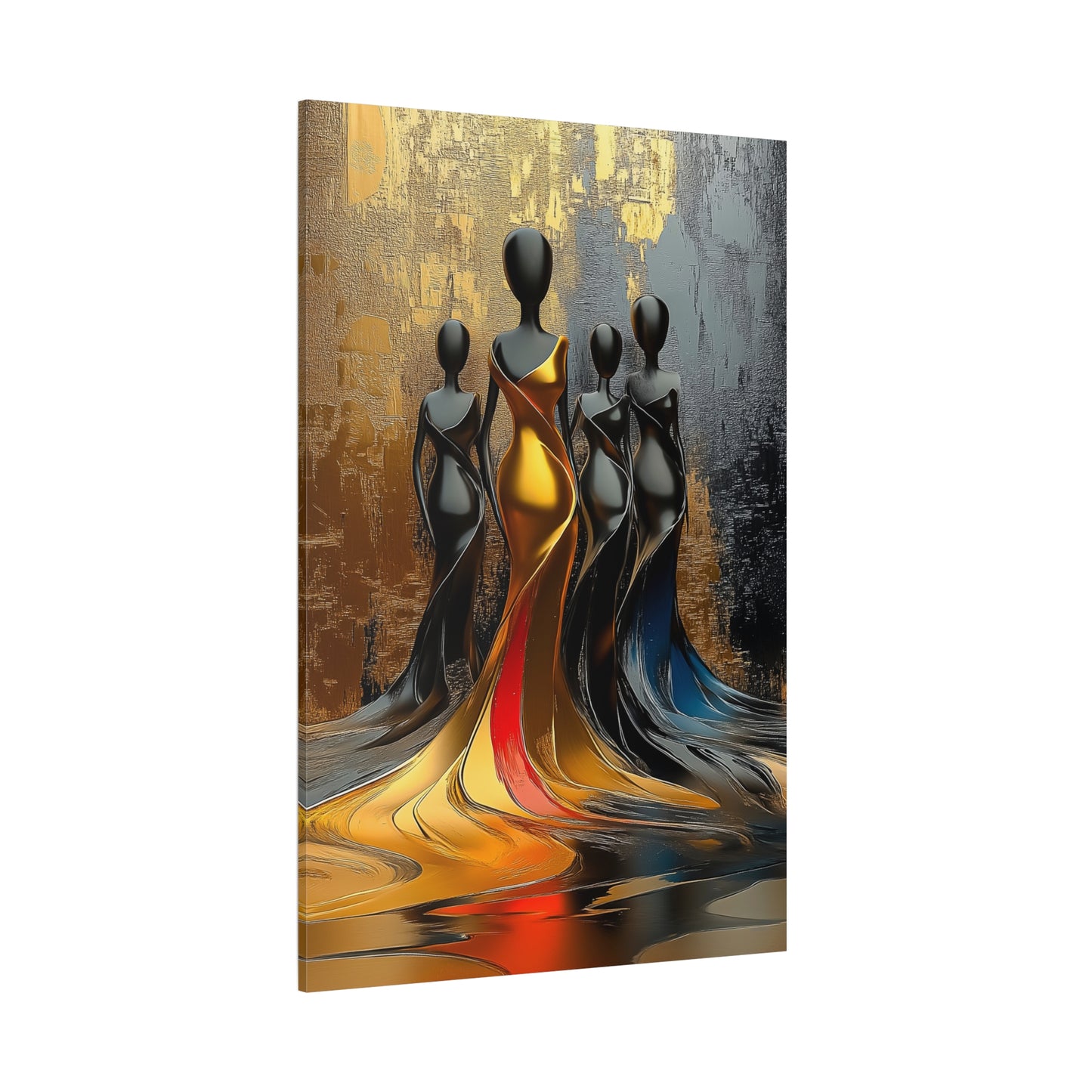 ThurmanatorX Art | Silent Goldrush | Aphrodisiart | Matte Canvas Print