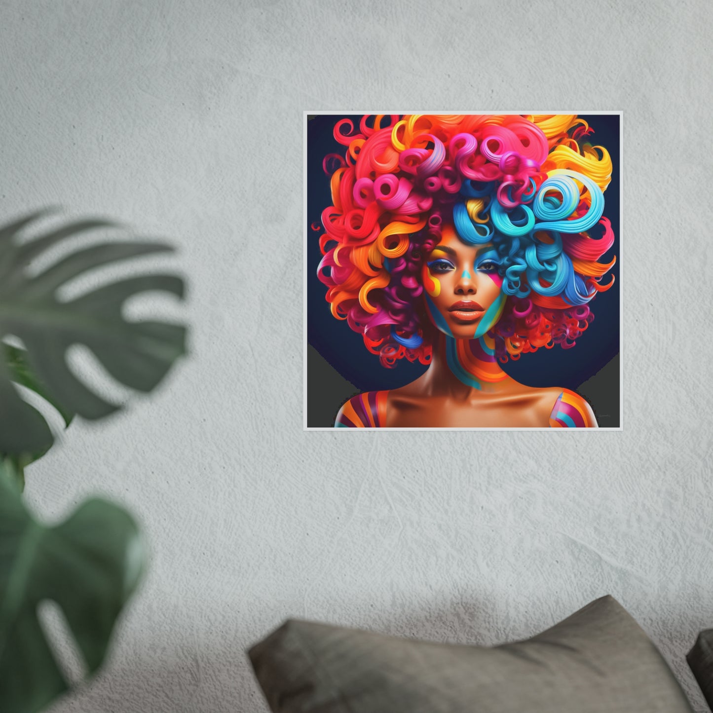 ThurmanatorX Art | Crown of Chromaflame | Aphrochrysalis | Satin Wall Art Print