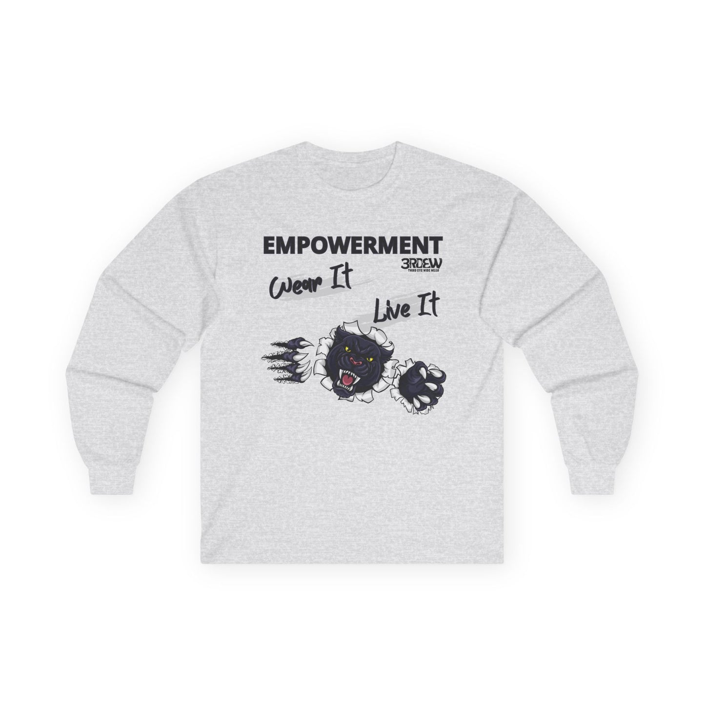3RDEW² | Empowerment - Wear It - Live It | Third Eye Wide Wear | Unisex Ultra Cotton Long Sleeve Tee