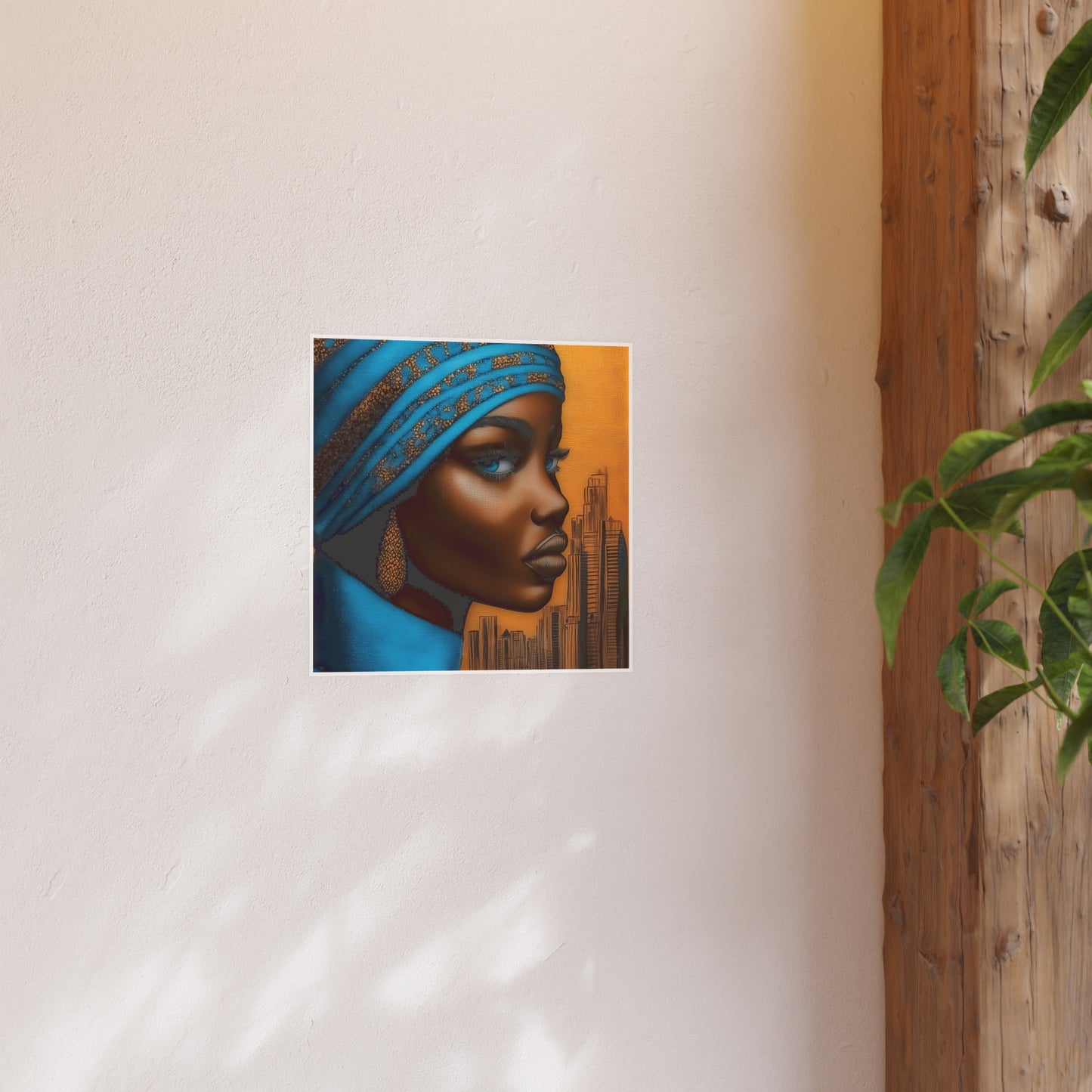 ThurmanatorX Art | Nyla, Guardian of the Highrise | Aphrochrysalis | Satin Wall Art Print