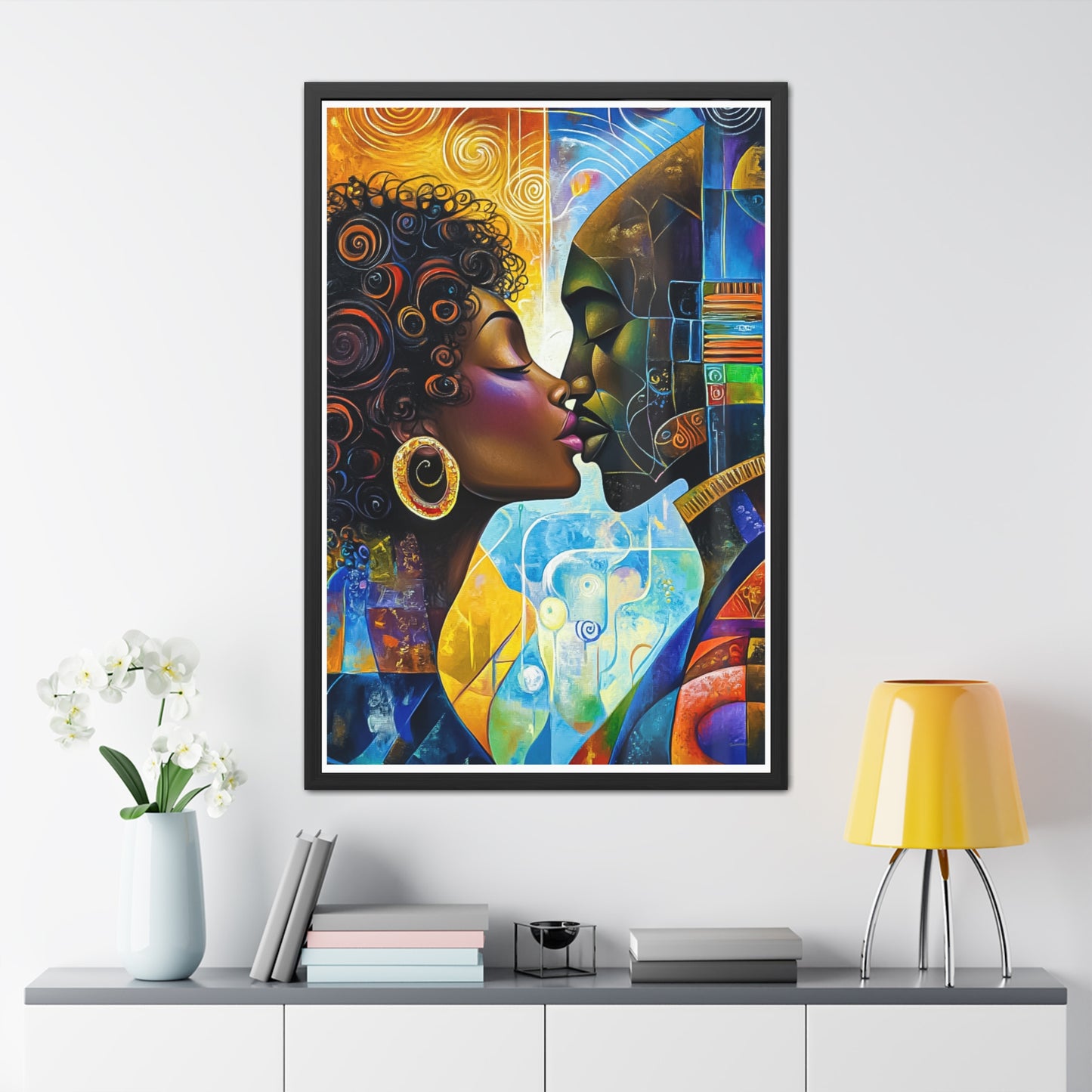 ThurmanatorX Art | Crystals of the City Sun | Aphrochrysalis | Framed Poster Print