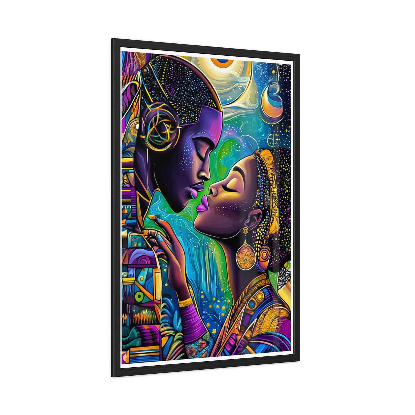 ThurmanatorX Art | Moonlight Mindscape | Aphrochrysalis | Framed Poster Print