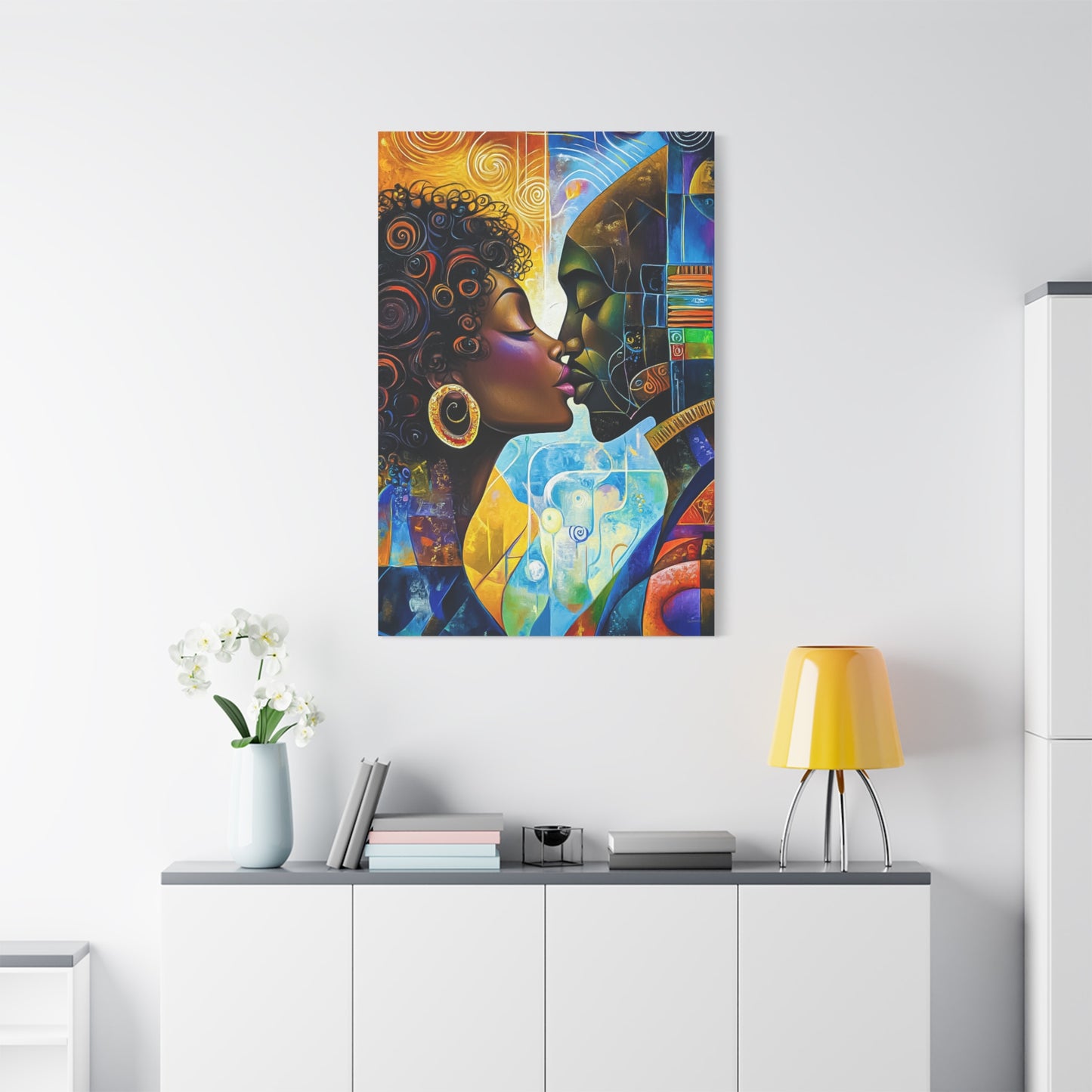 ThurmanatorX Art | Crystals of the City Sun | Aphrochrysalis | Matte Canvas, Stretched, 1.25"
