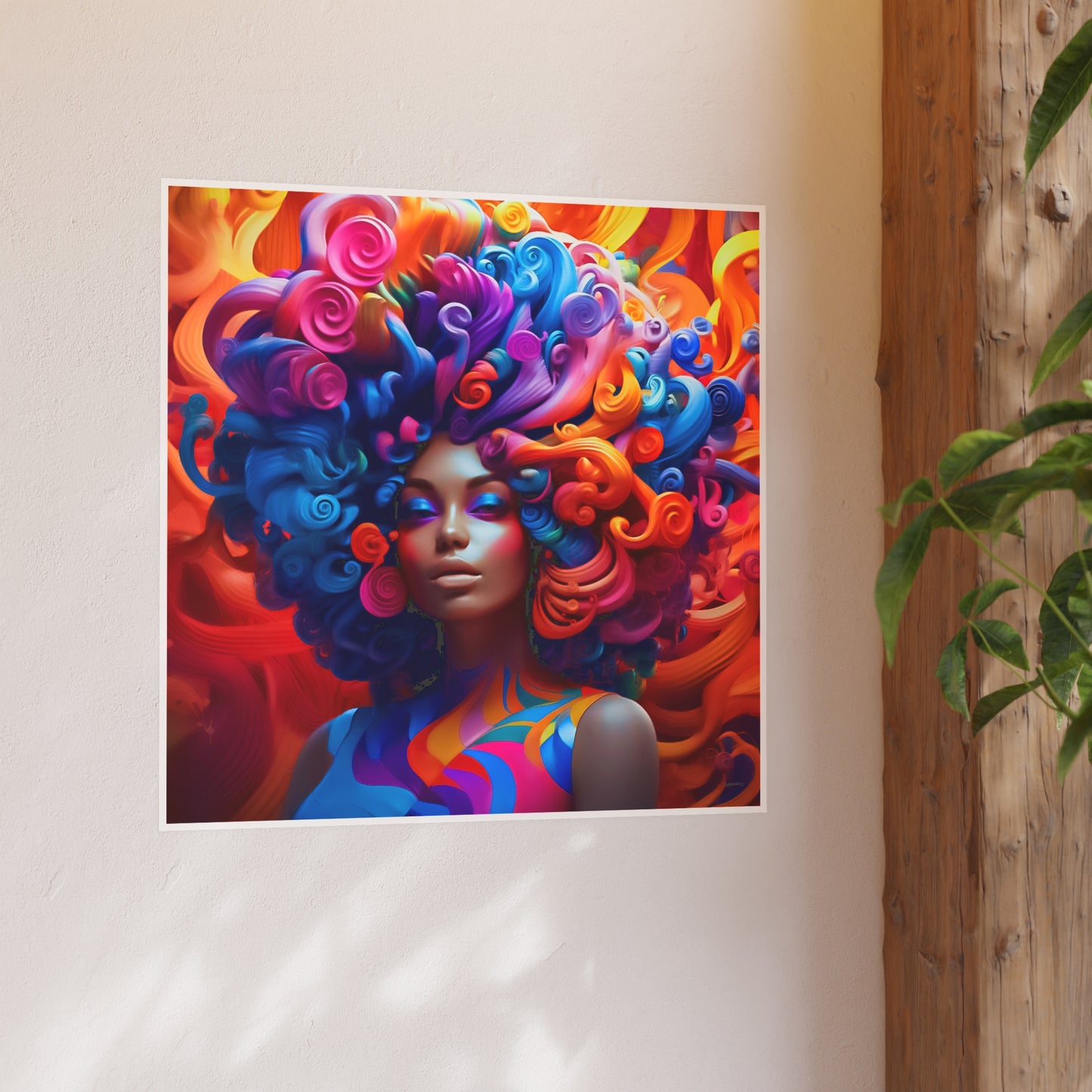 ThurmanatorX Art | Bloomtide Reign | Aphrochrysalis | Satin Wall Art Print