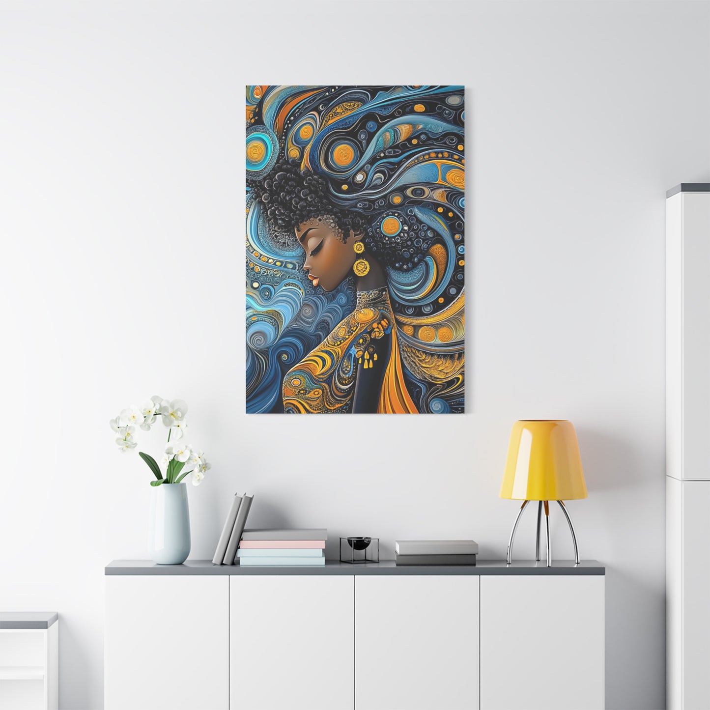 ThurmanatorX Art | The Alchemy of Her Thought | Aphrochrysalis | Matte Canvas, Stretched, 1.25"