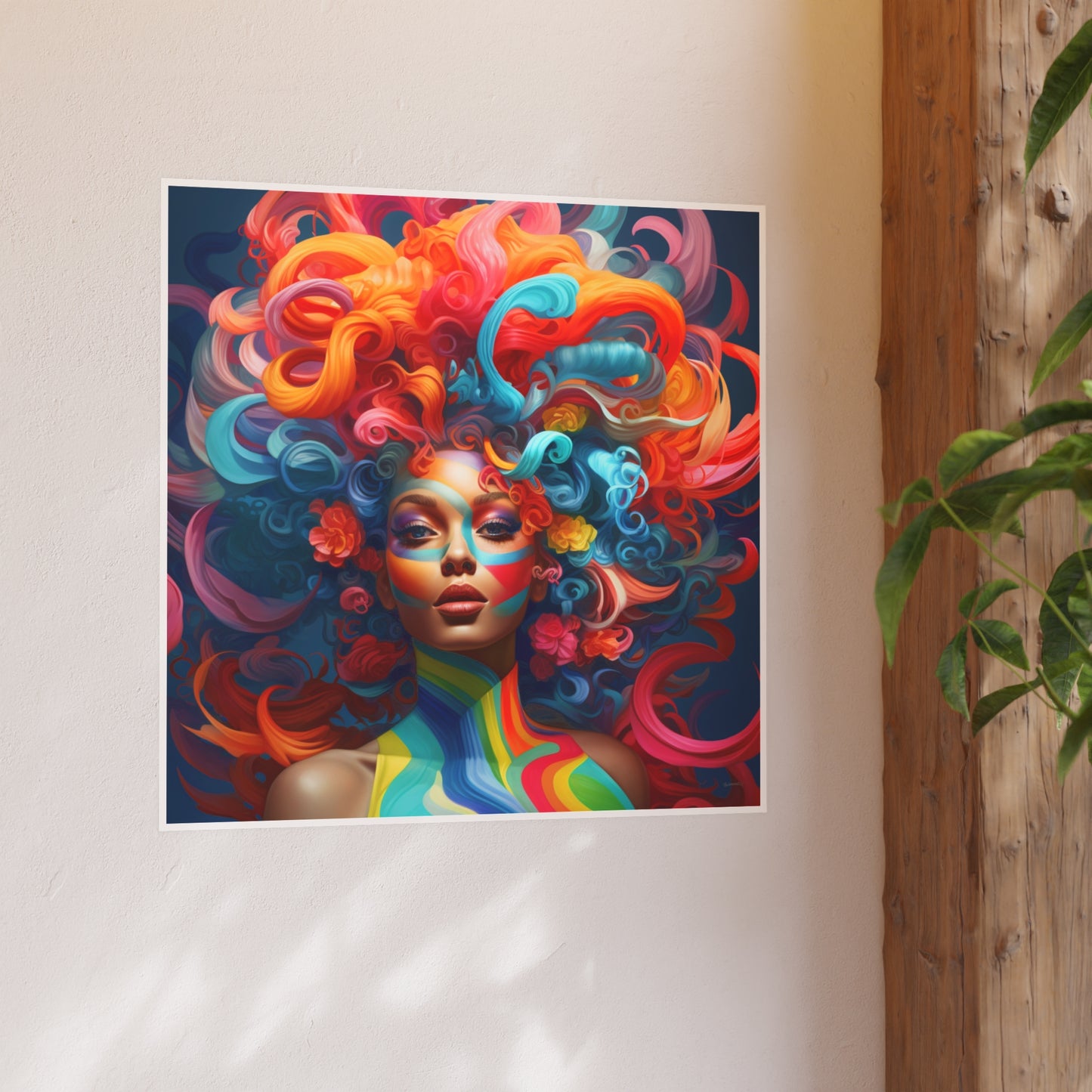 ThurmanatorX Art | Vortex Bloomrise | Aphrochrysalis | Satin Wall Art Print