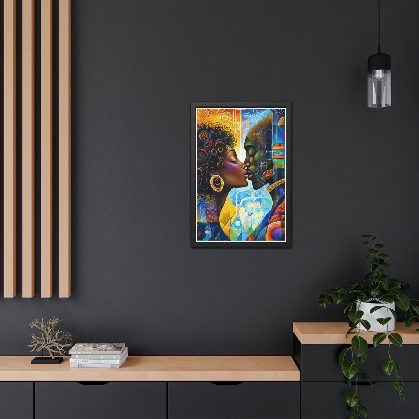 ThurmanatorX Art | Crystals of the City Sun | Aphrochrysalis | Framed Poster Print