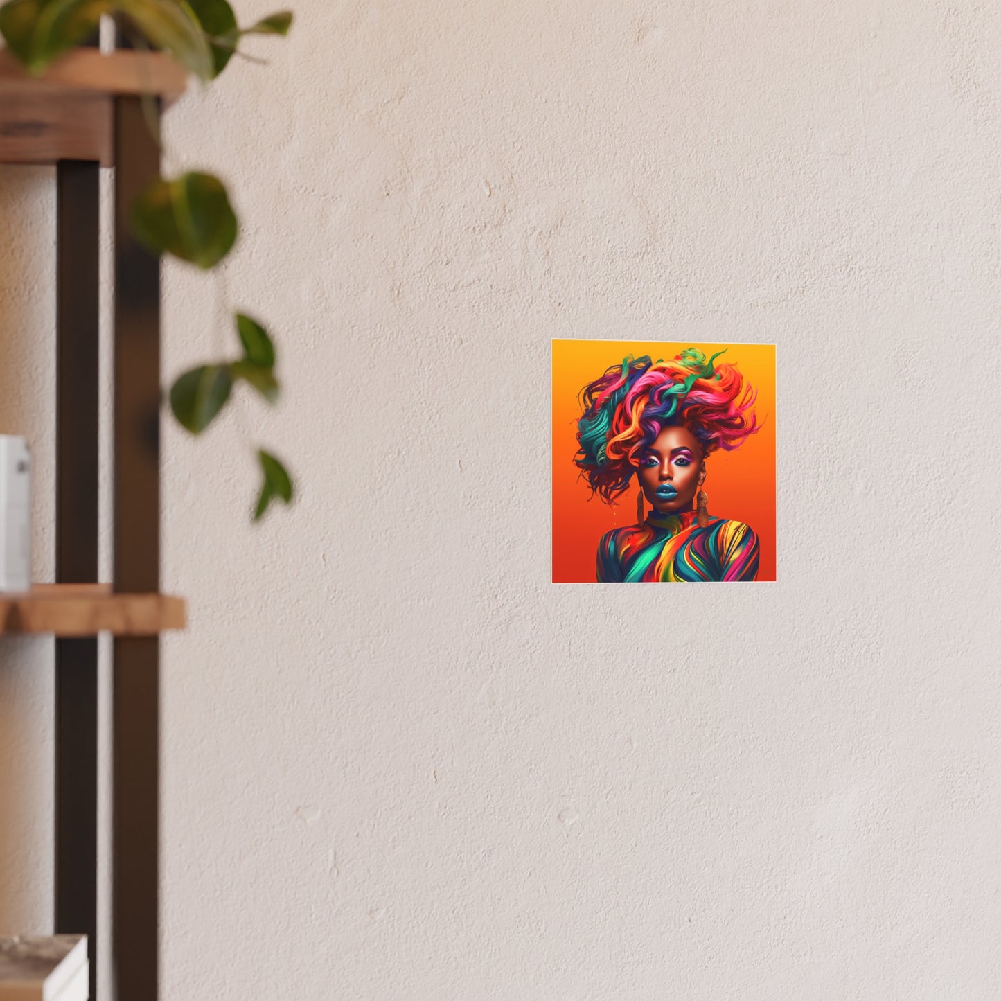 ThurmanatorX Art | Velvet Voltage Muse | Aphrochrysalis | Satin Wall Art Print