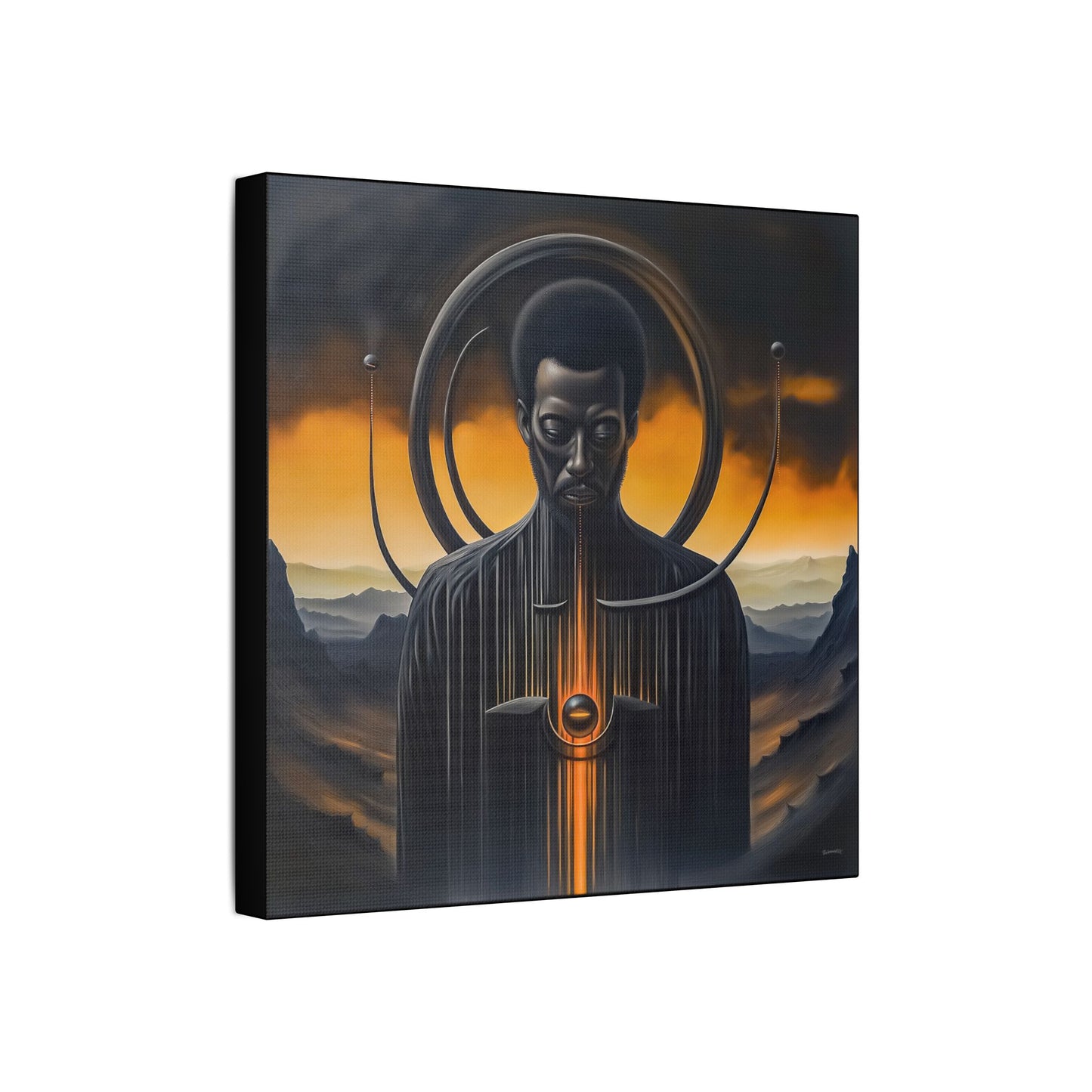 ThurmanatorX Art | Orbichant | AphrodisiDark | Satin Canvas Art Print