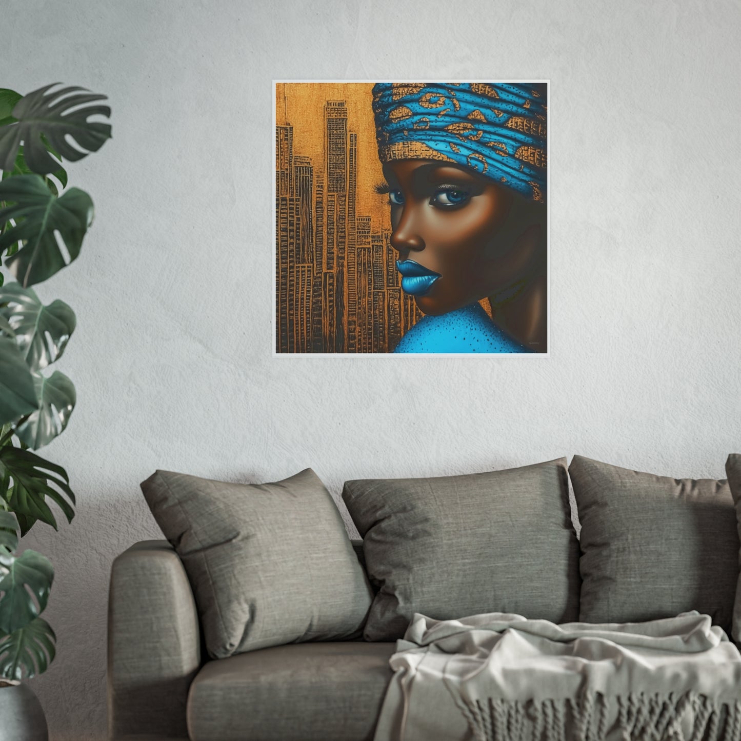 ThurmanatorX Art | Zariah, Eyes of the Metropolis | Aphrochrysalis | Satin Wall Art Print