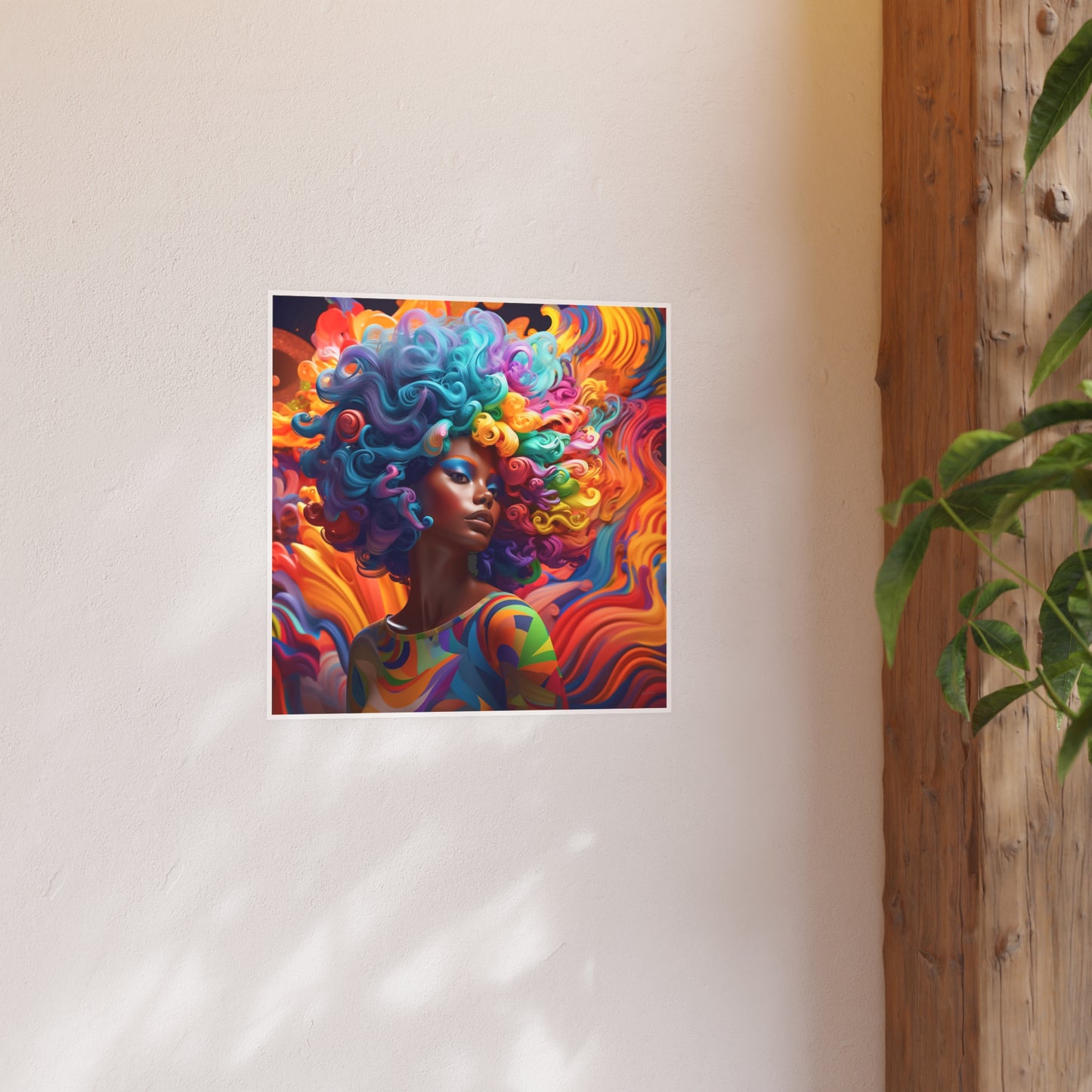 ThurmanatorX Art | Electric Moxie | Aphrochrysalis | Satin Wall Art Print