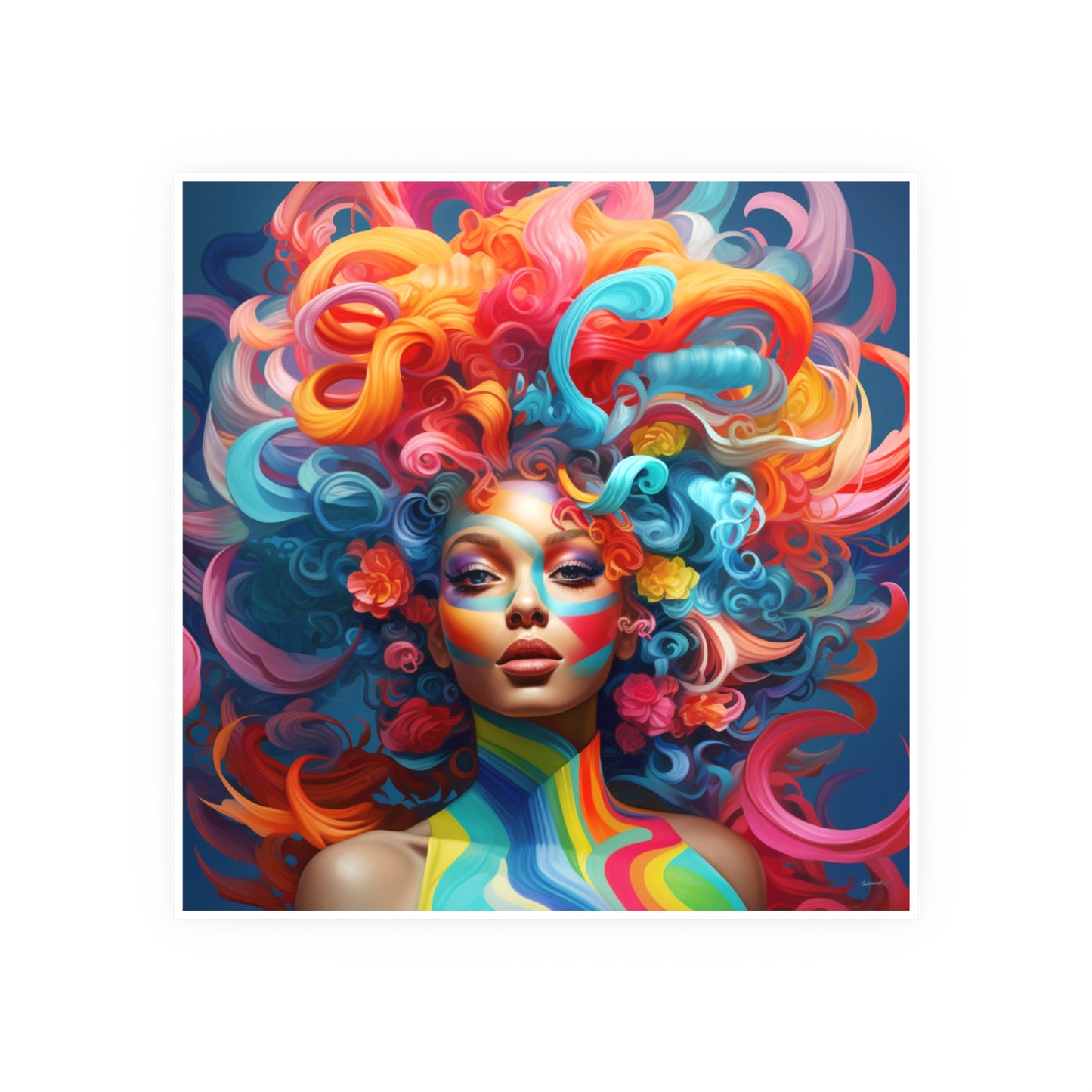 ThurmanatorX Art | Vortex Bloomrise | Aphrochrysalis | Satin Wall Art Print