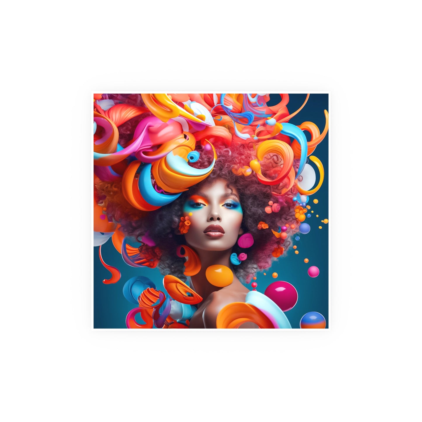 ThurmanatorX Art | Bloomdream Muse | Aphrochrysalis | Satin Wall Art Print