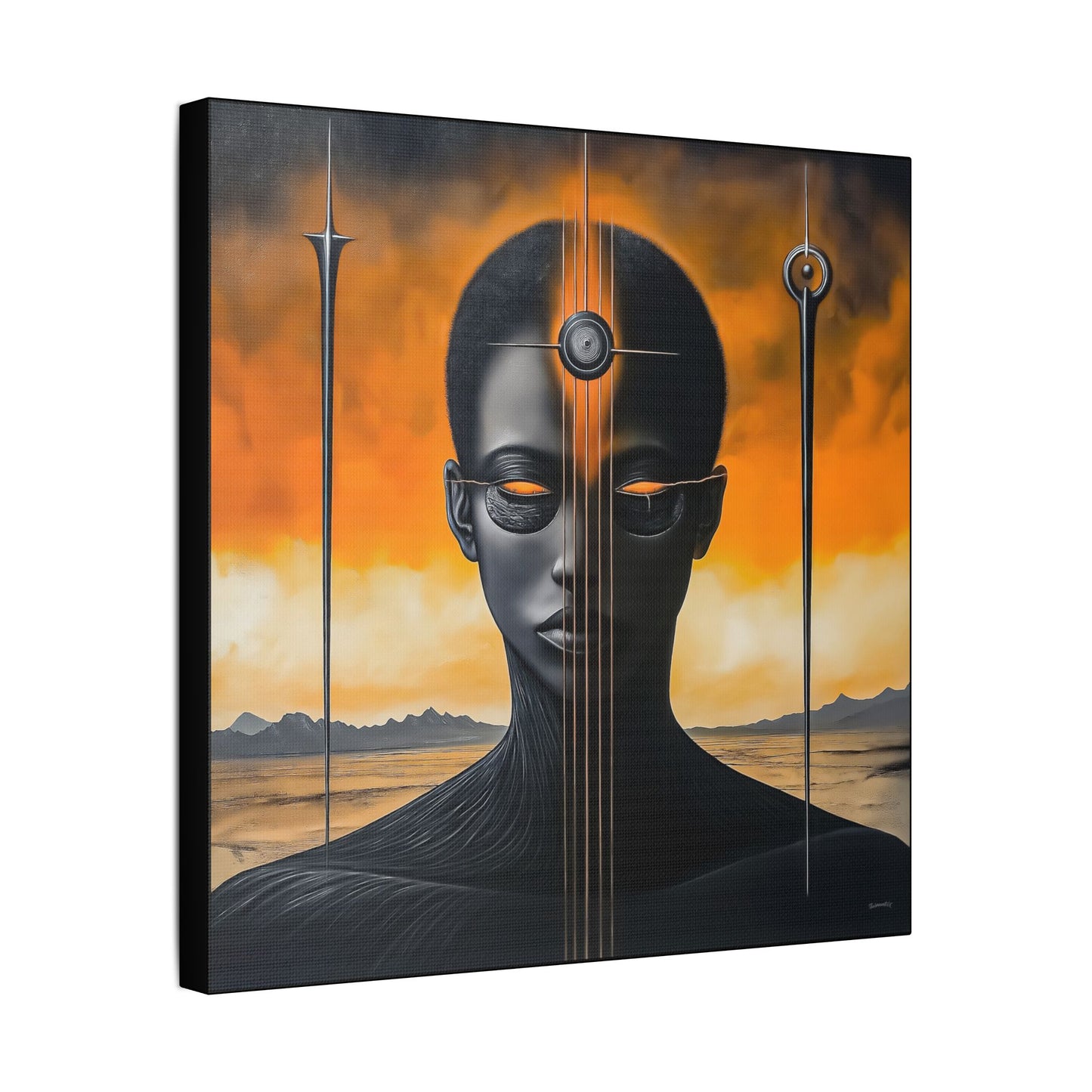 ThurmanatorX Art | Vanta Whisper | AphrodisiDark | Satin Canvas Art Print