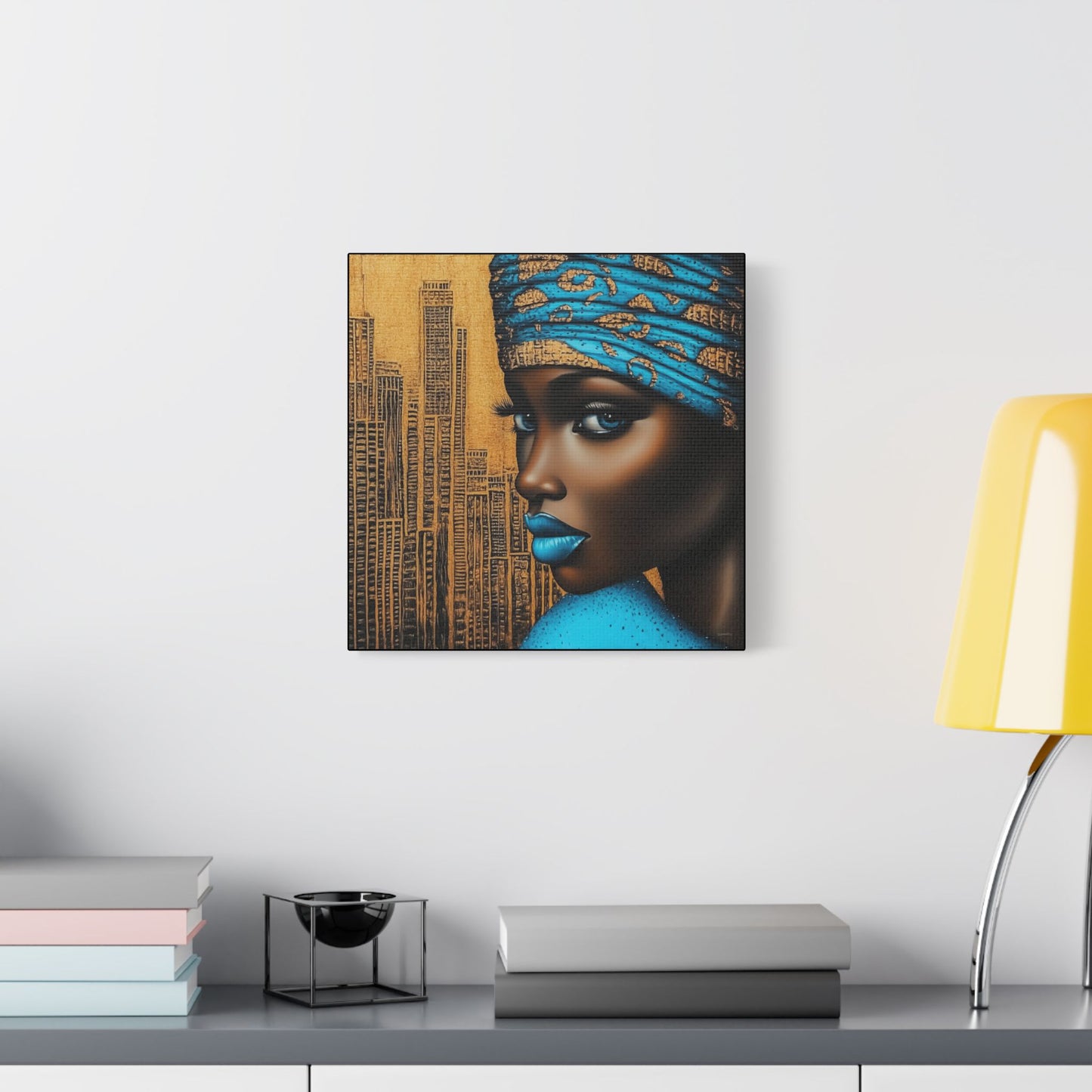 ThurmanatorX Art | Zariah, Eyes of the Metropolis | Aphrochrysalis | Satin Canvas Art Print