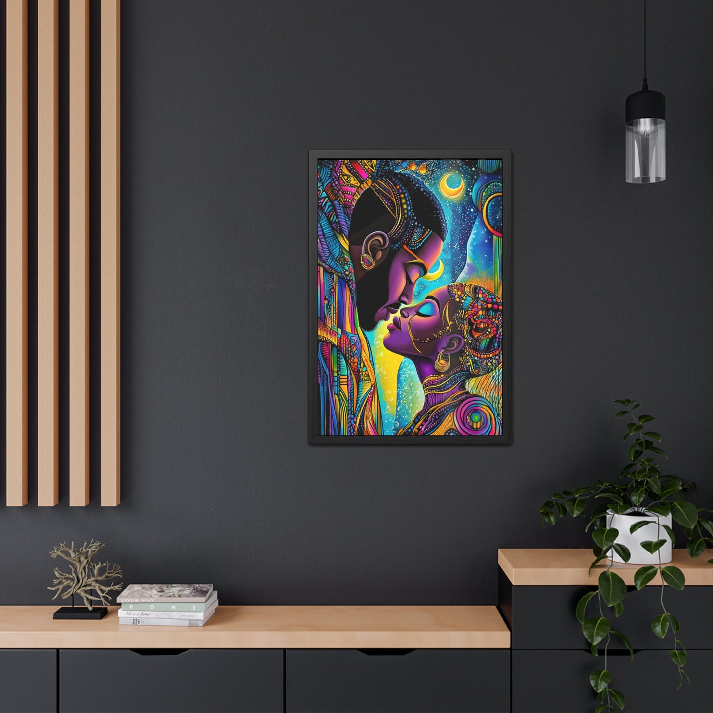 ThurmanatorX Art | Celestia & the Devoted | Aphrochrysalis | Framed Poster Print