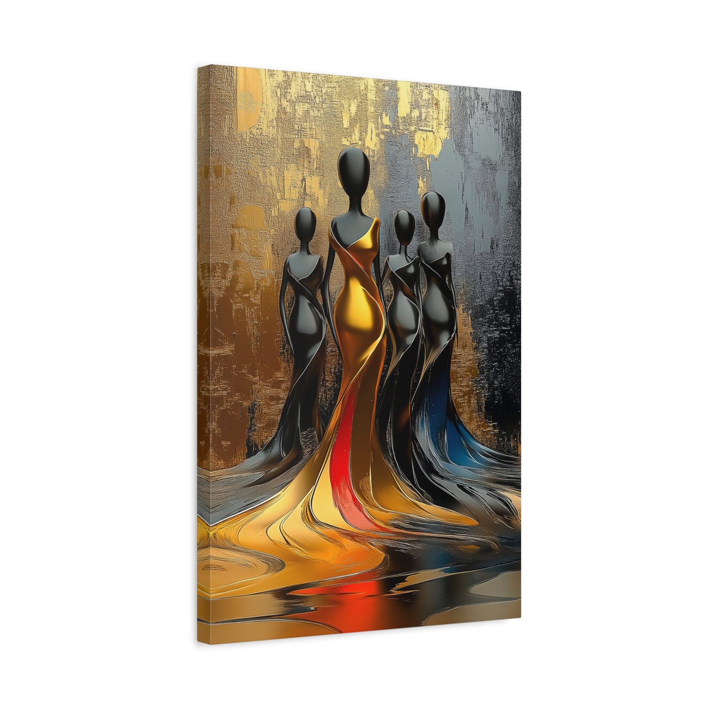 ThurmanatorX Art | Silent Goldrush | Aphrodisiart | Matte Canvas Print
